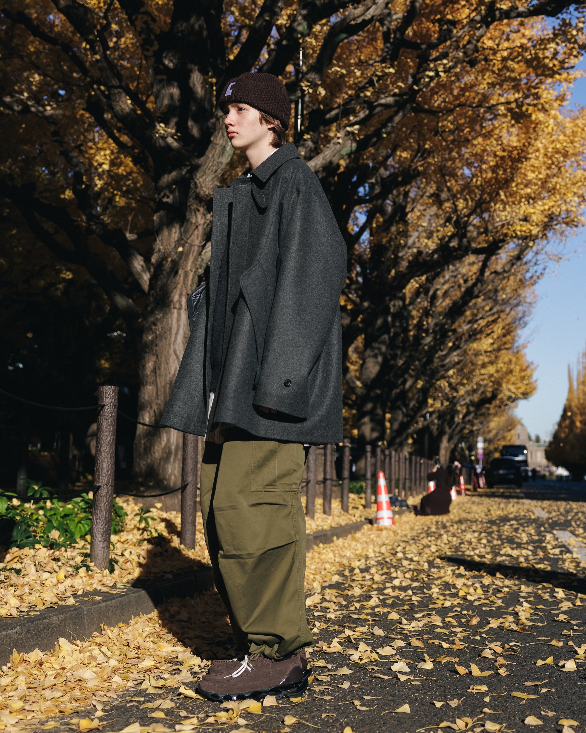 【12.11 WED 20:00- IN STOCK】WOOL MELTON BALMACAAN HALF COAT