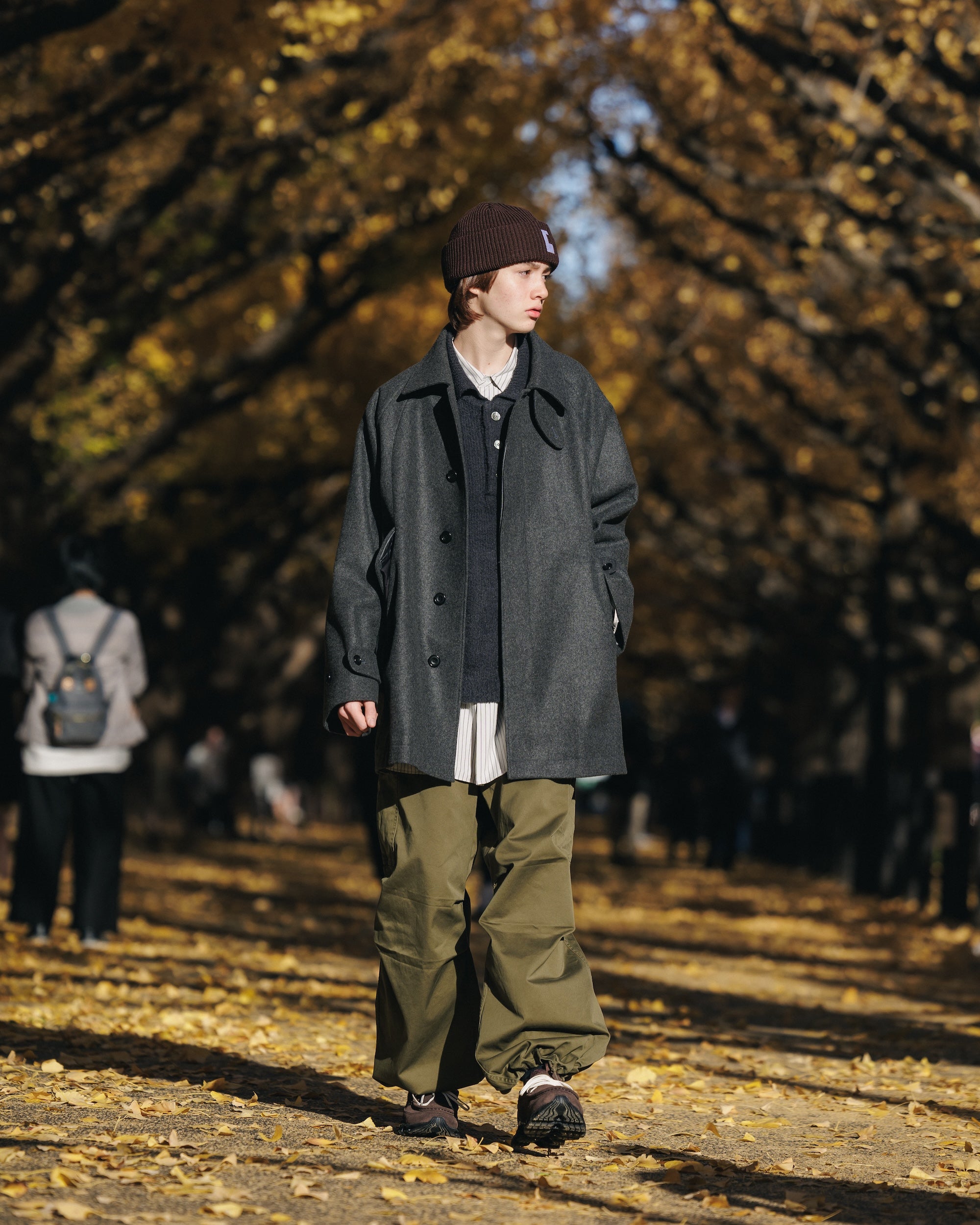 【12.11 WED 20:00- IN STOCK】WOOL MELTON BALMACAAN HALF COAT