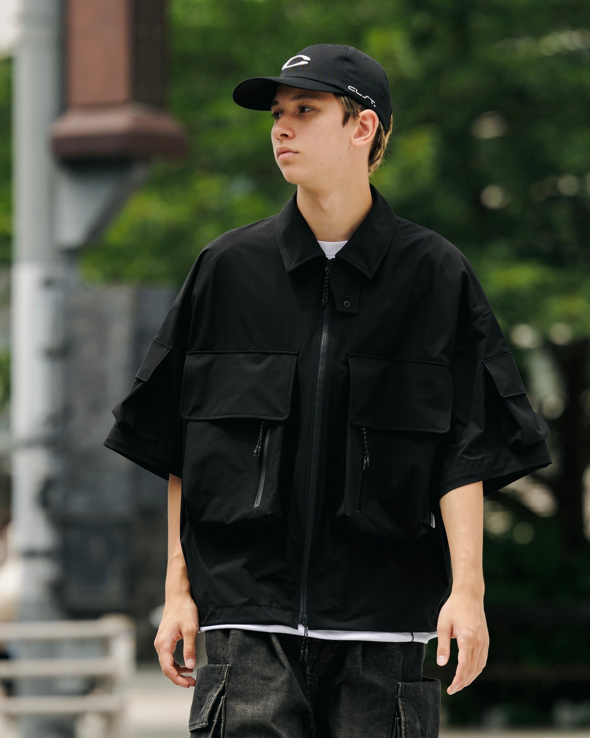 【8.31 SAT 20:00- PRE ORDER】LIGHT SHELL DETACHABLE WADING SHIRT JACKET