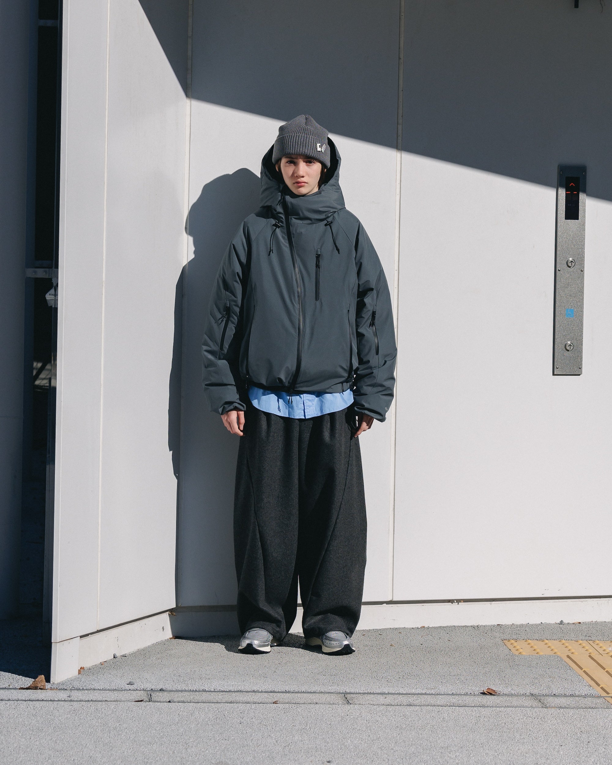 【12.18 WED 20:00- IN STOCK】WOOL MELTON MASSIVE TWISTED PANTS