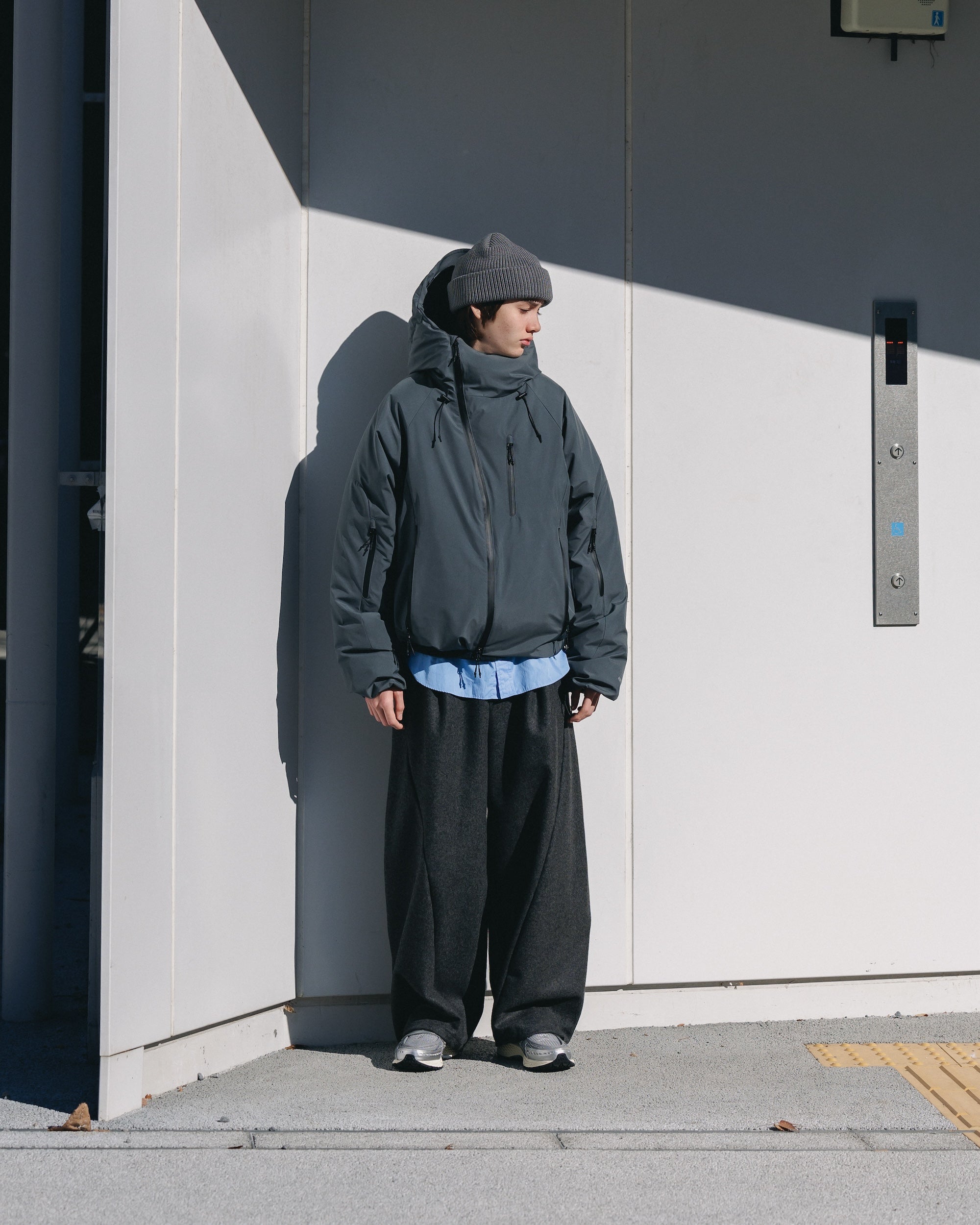 【12.18 WED 20:00- IN STOCK】WOOL MELTON MASSIVE TWISTED PANTS