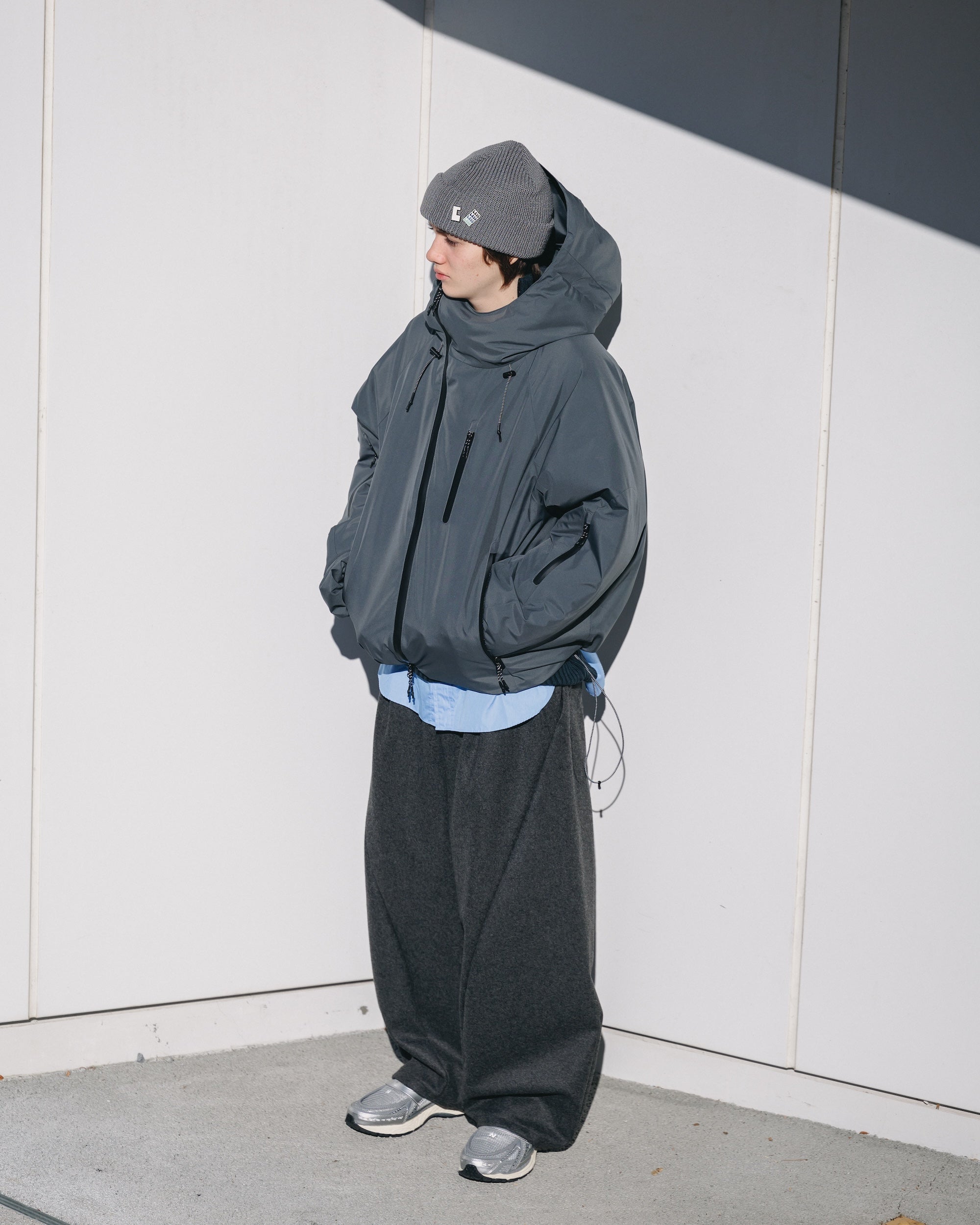 【12.18 WED 20:00- IN STOCK】WOOL MELTON MASSIVE TWISTED PANTS