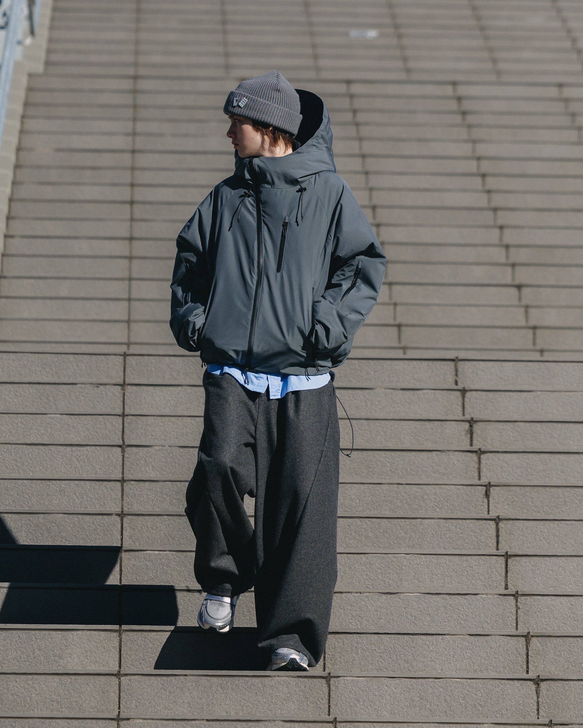 【12.18 WED 20:00- IN STOCK】WOOL MELTON MASSIVE TWISTED PANTS