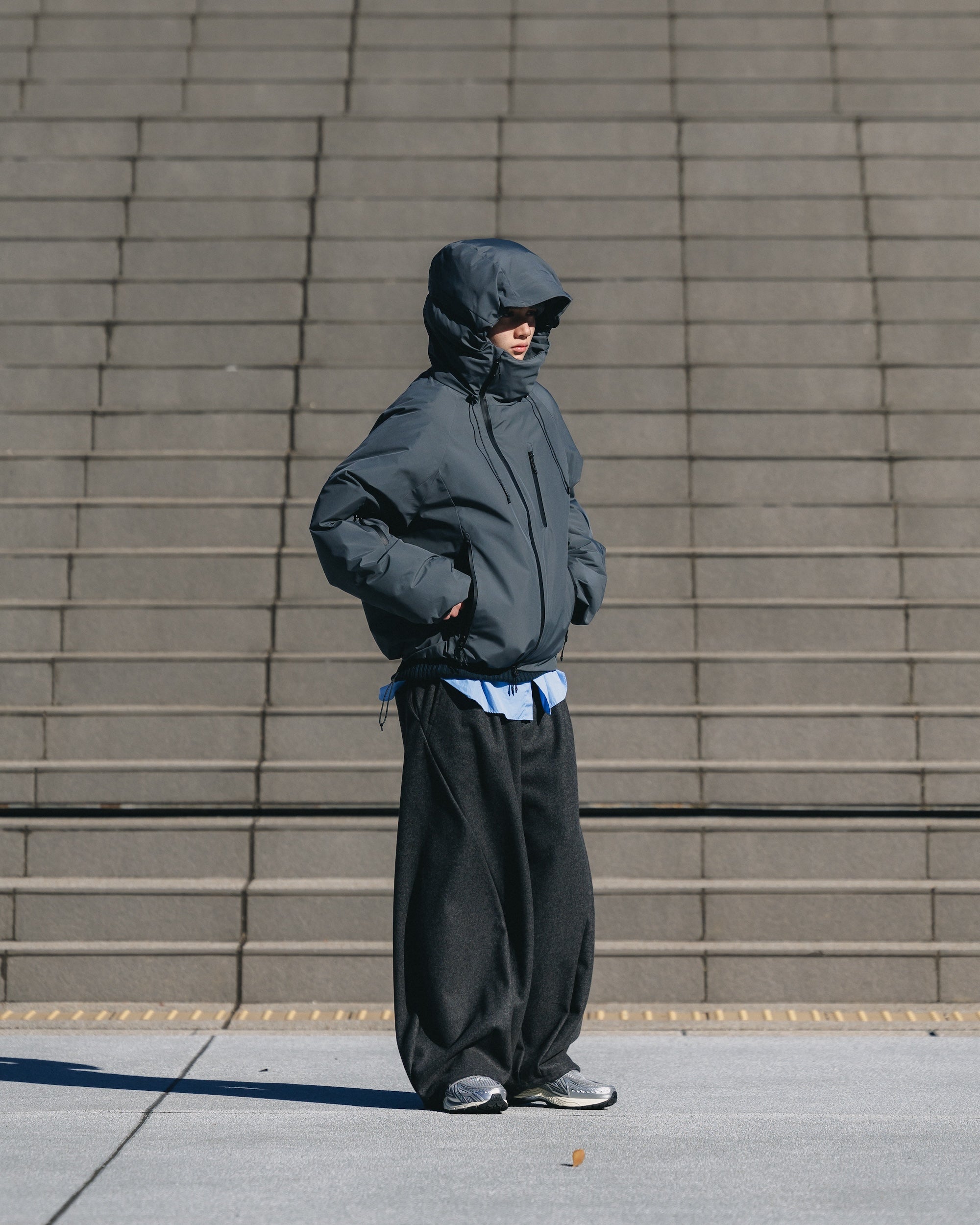 【12.18 WED 20:00- IN STOCK】WOOL MELTON MASSIVE TWISTED PANTS