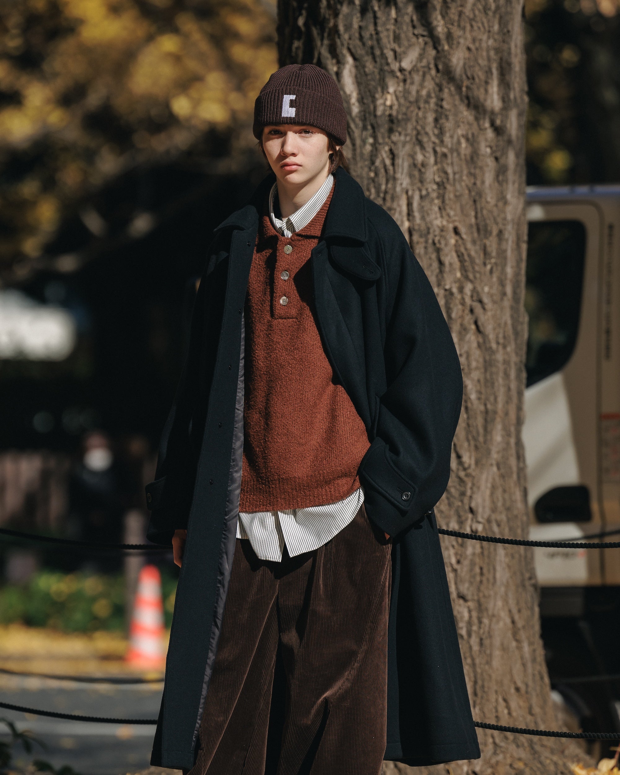 【12.11 WED 20:00- IN STOCK】WOOL MELTON BALMACAAN COAT