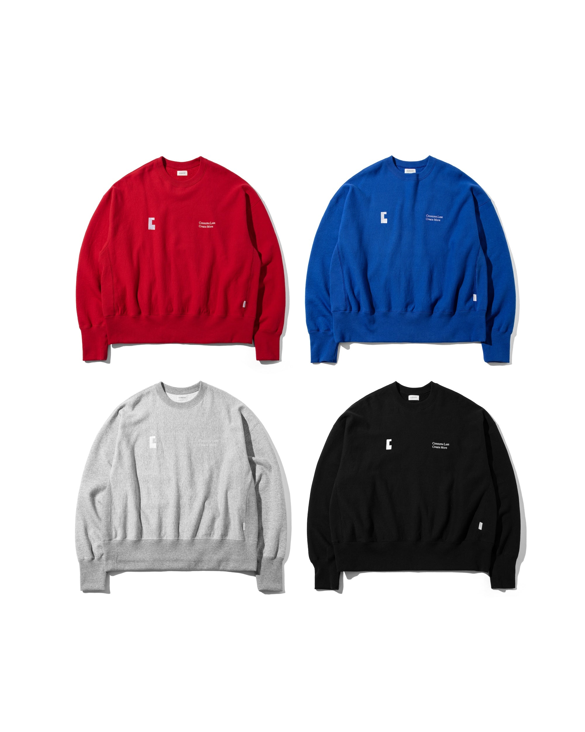 “C” LOOP WHEEL SWEATSHIRT