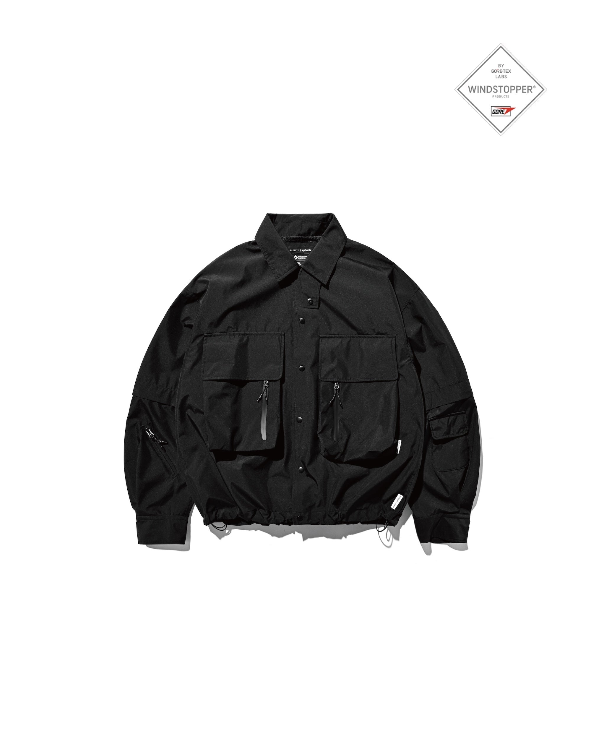 CLESSTE +PHENIX WINDSTOPPER SET UP ブラック2 CLESSTE +PHENIX WINDSTOPPER SET UP ブラック2
