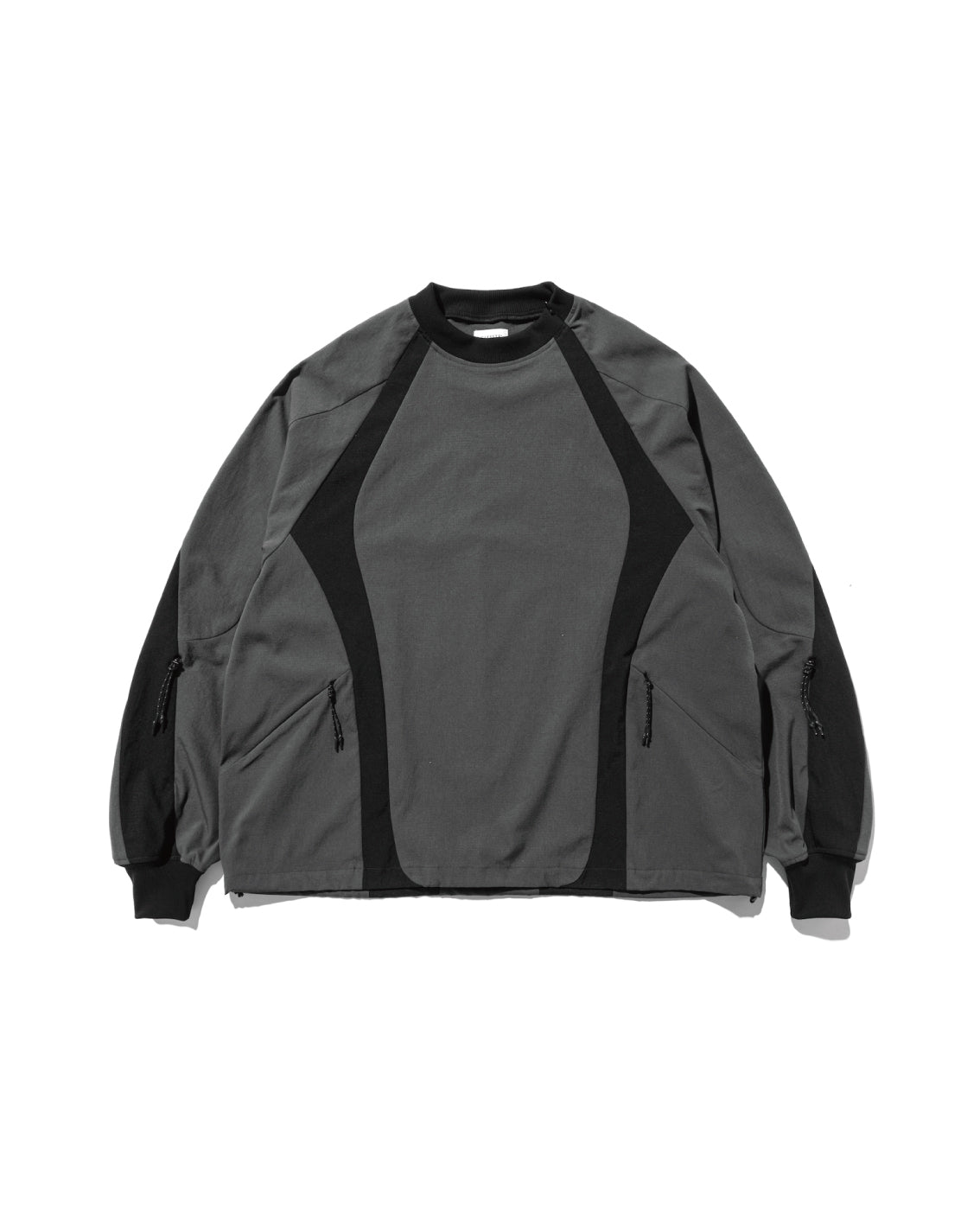【5.3 SAT 20:00- IN STOCK】ACTIVE CITY PULLOVER (CHARCOAL×BLACK)