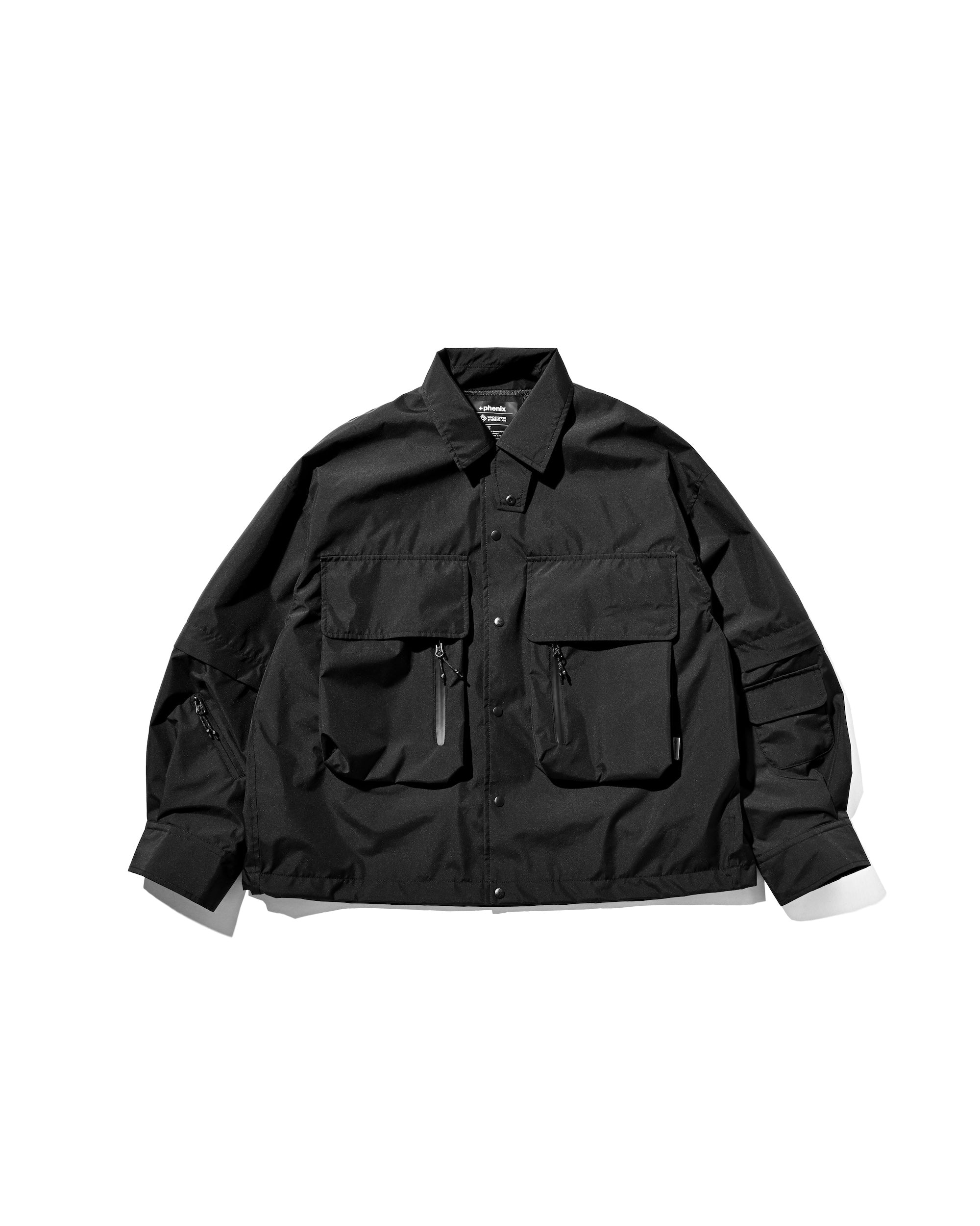 【5.14 WED 20:00- IN STOCK】+phenix WINDSTOPPER® by GORE-TEX LABS DETACHABLE WADING SHIRT JACKET (BLACK)