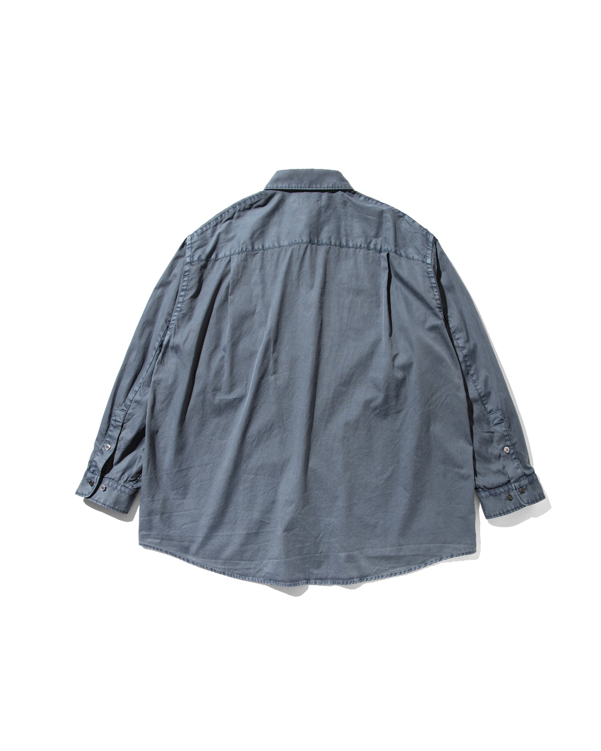 【10.1 WED 20:00- IN STOCK】PIGMENT DYED OXFORD CITY SHIRT (FADE BLUE)