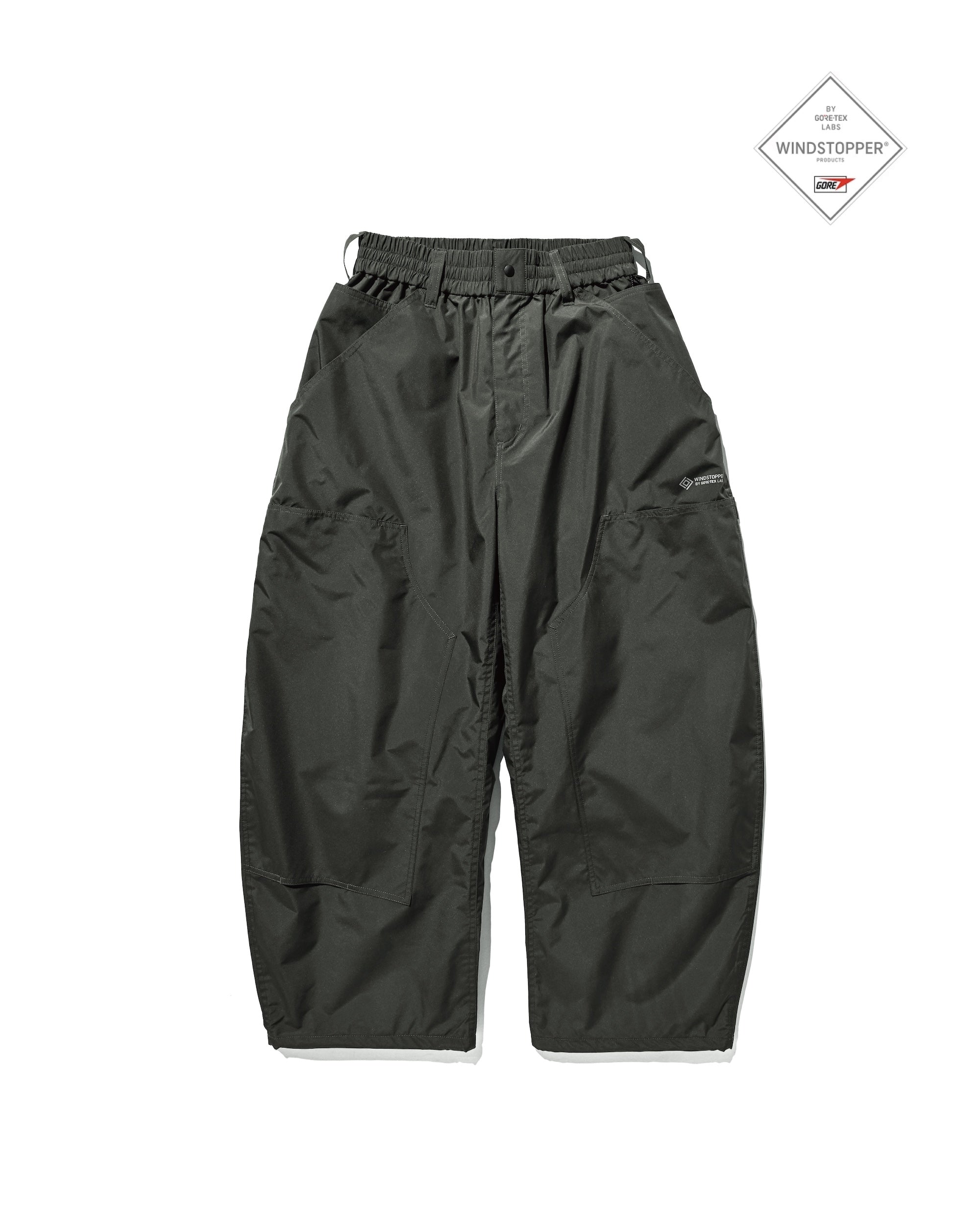 【5.27 WED 20:00- IN STOCK】+PHENIX WINDSTOPPER® BY GORE-TEX LABS DOUBLE KNEE CURVED WORKER PANTS (ASPHALT GRAY)