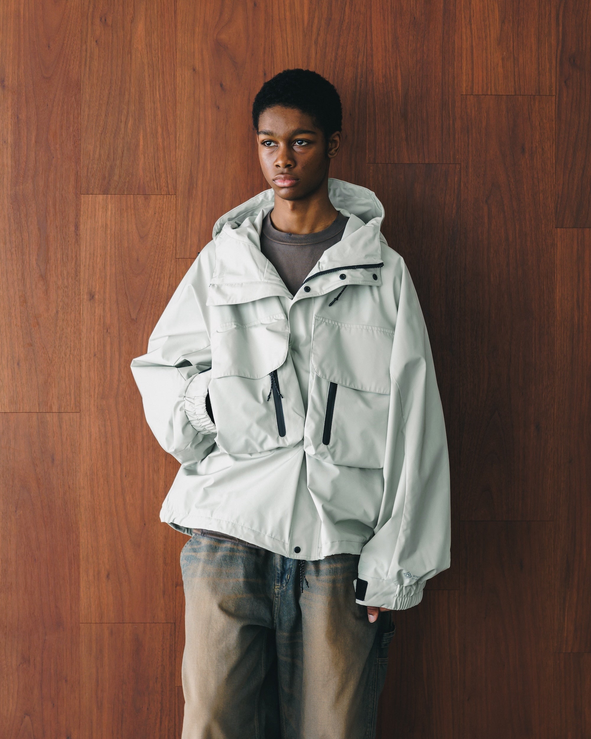 【3.5 WED 20:00- IN STOCK】+phenix WINDSTOPPER® by GORE-TEX LABS CITY WADING JACKET (SAND SAGE)