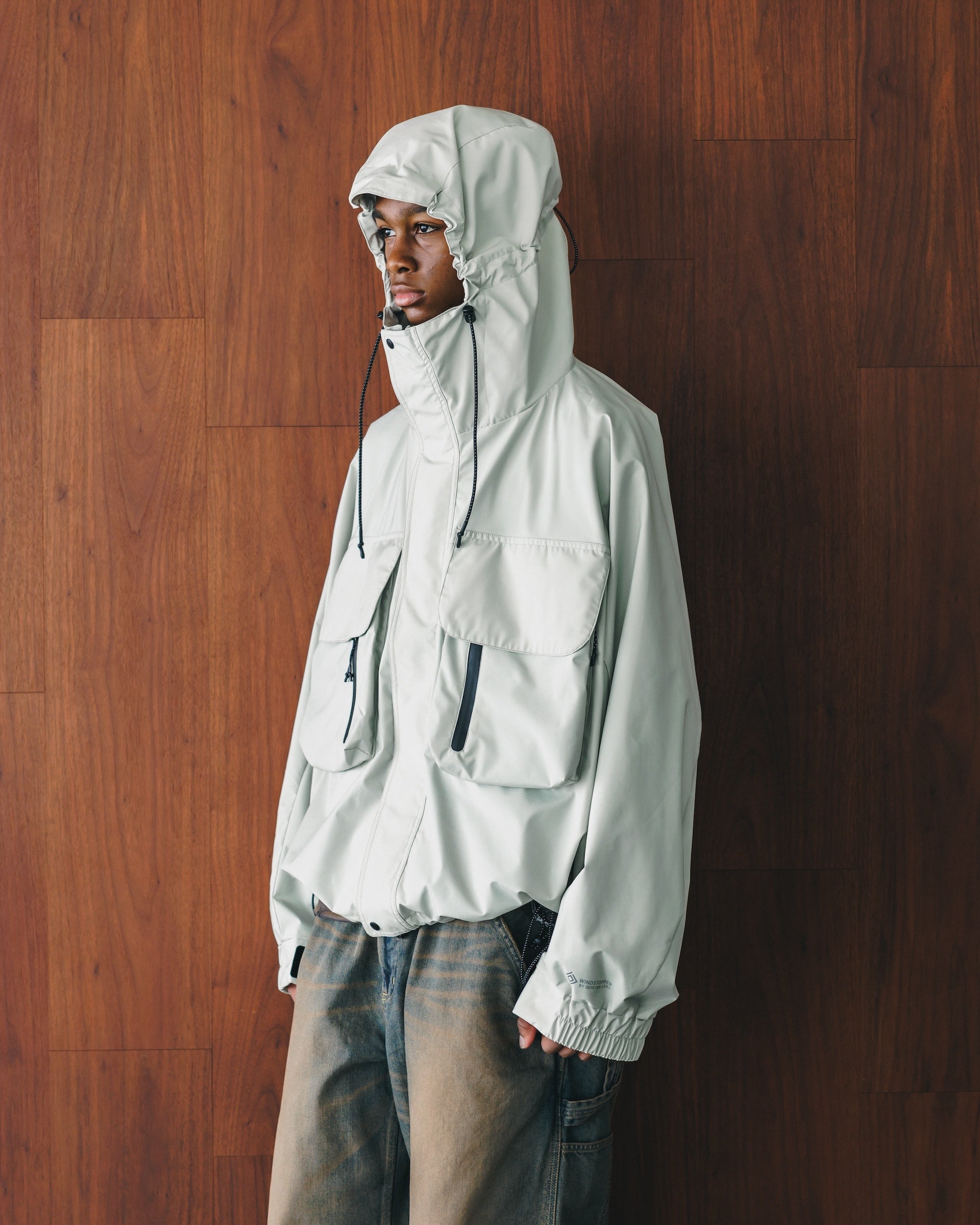 【3.5 WED 20:00- IN STOCK】+phenix WINDSTOPPER® by GORE-TEX LABS CITY WADING JACKET (SAND SAGE)