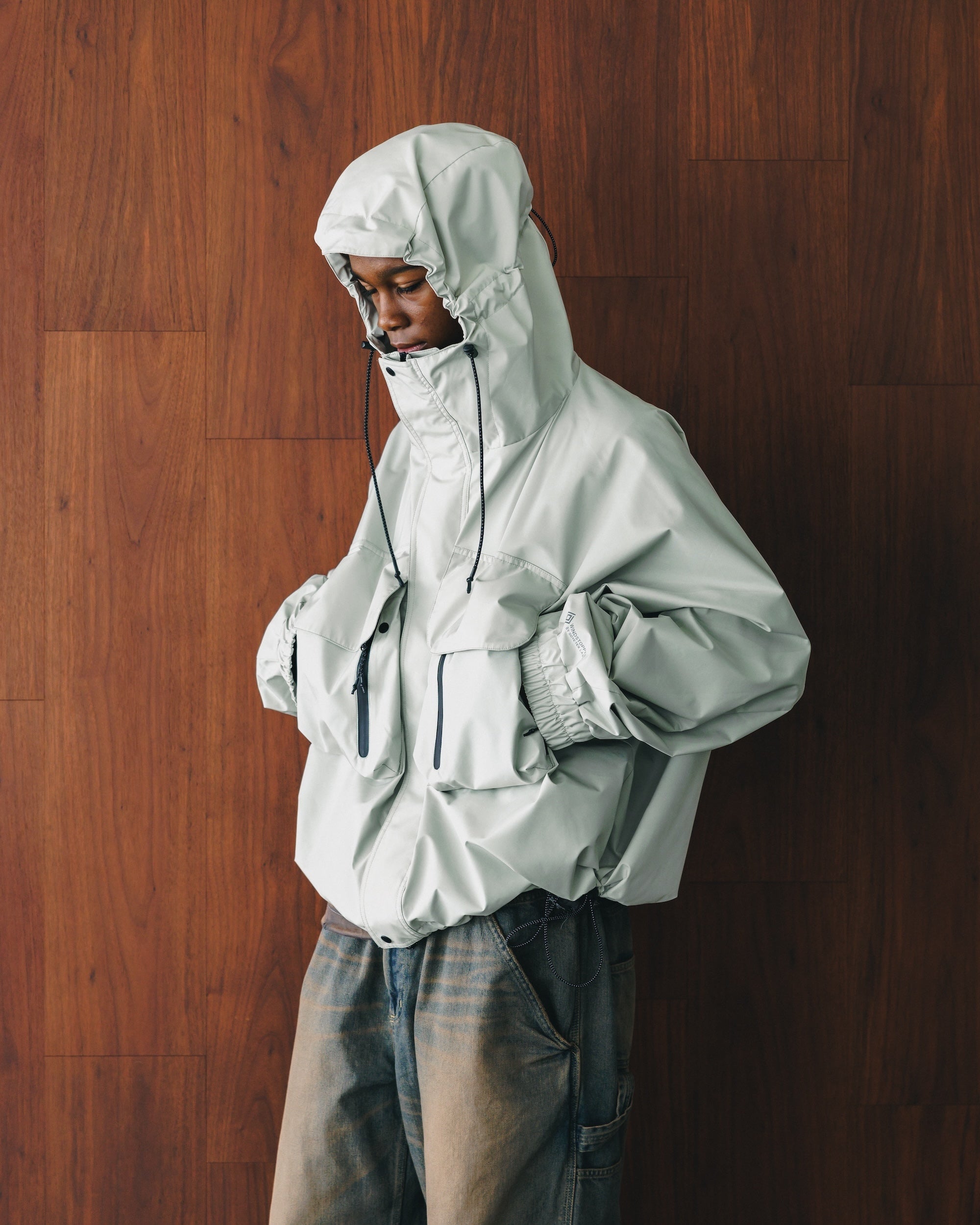 【3.5 WED 20:00- IN STOCK】+phenix WINDSTOPPER® by GORE-TEX LABS CITY WADING JACKET (SAND SAGE)