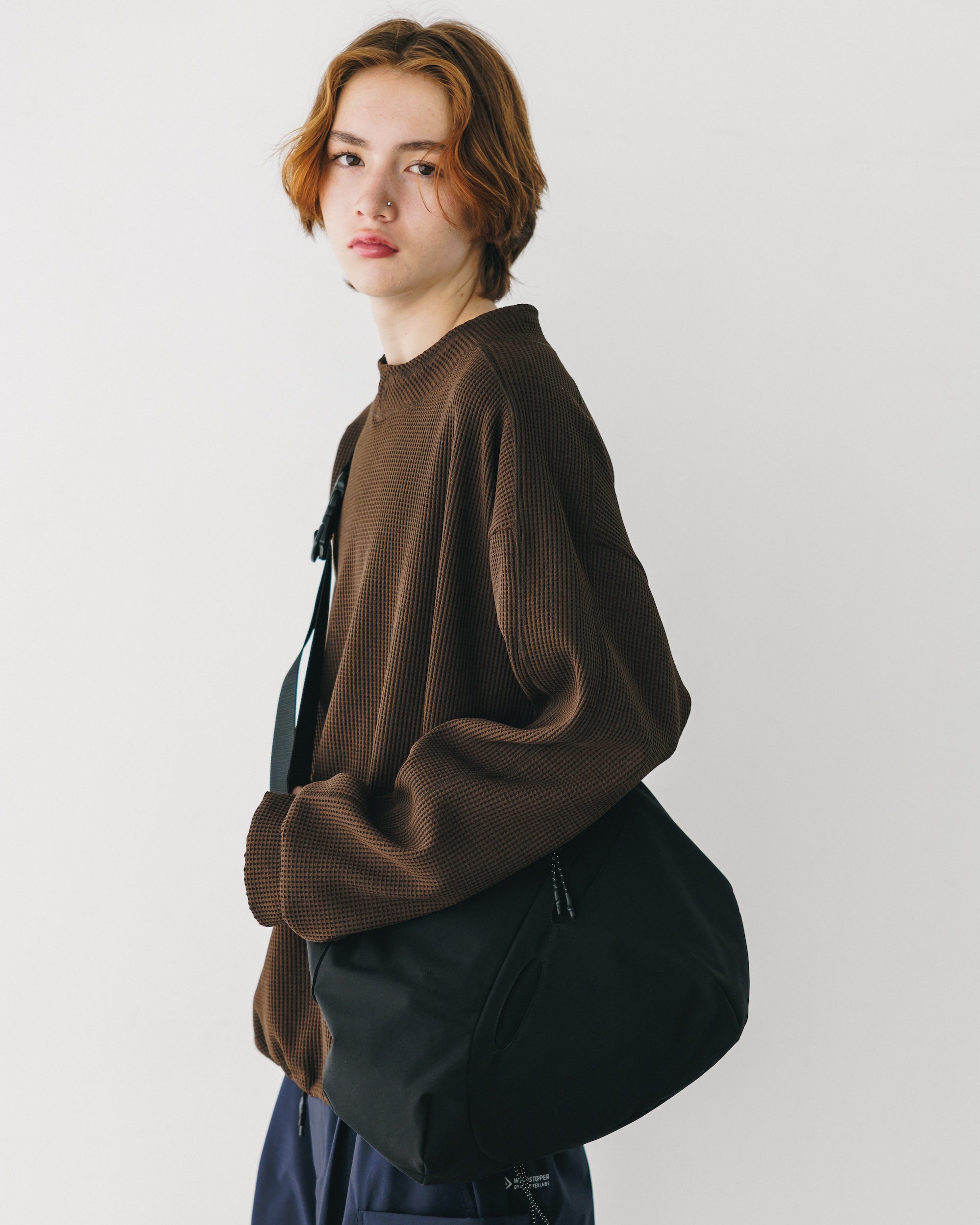 【3.5 WED 20:00- IN STOCK】CITY LIGHT THERMAL PULLOVER (BROWN)