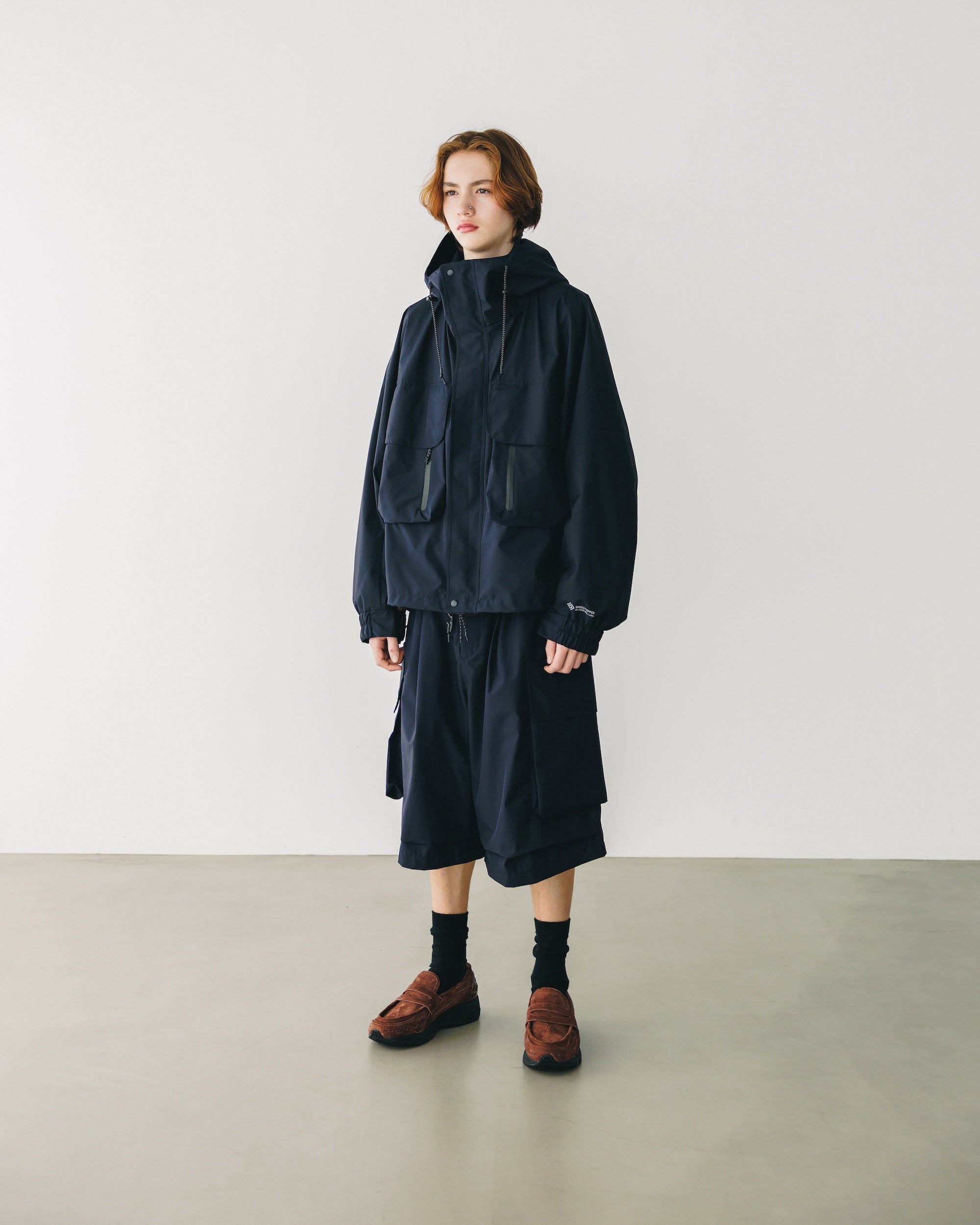 【3.5 WED 20:00- IN STOCK】+phenix WINDSTOPPER® by GORE-TEX LABS CITY WADING JACKET (NAVY)