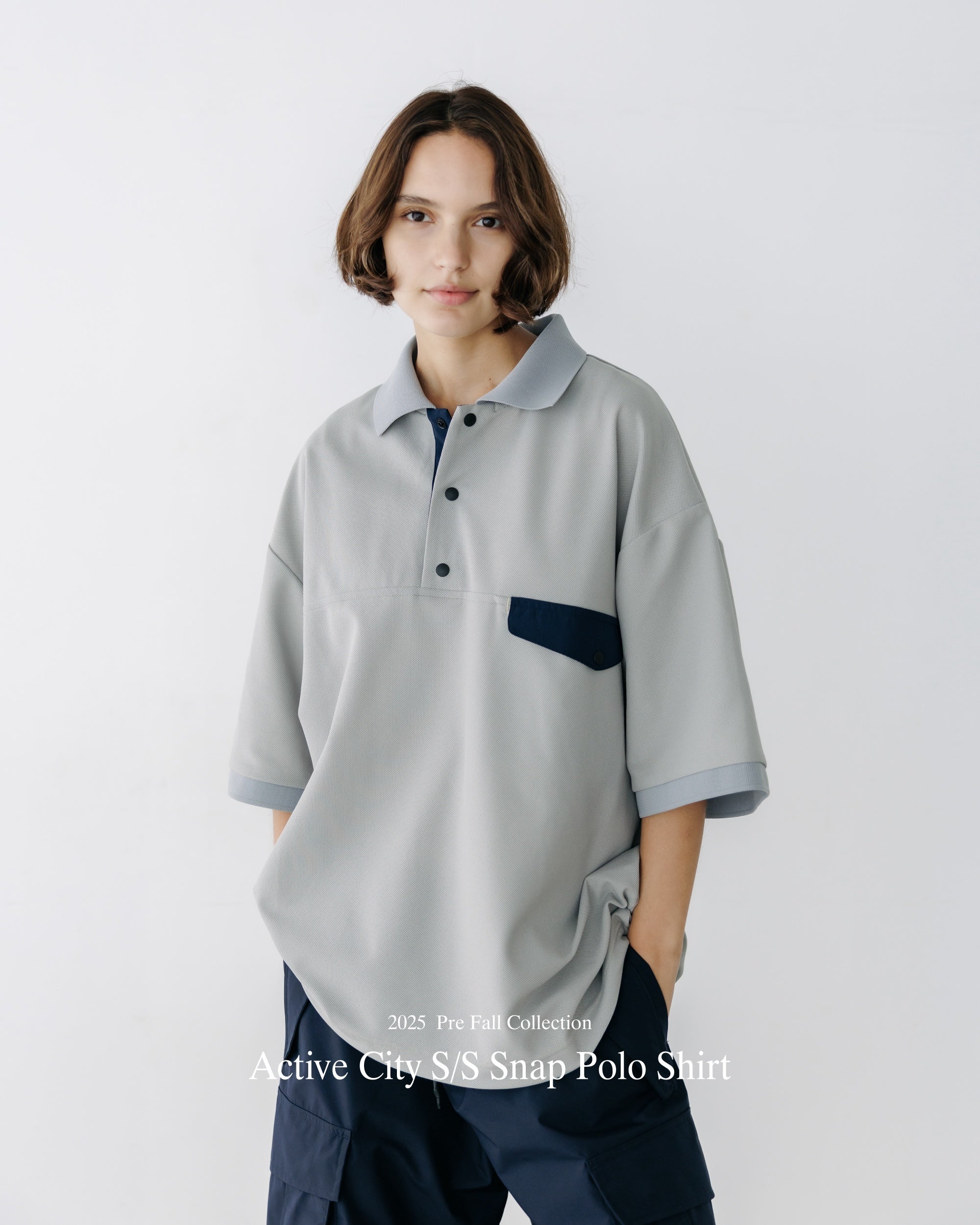 【新品未使用】CLESSTE FUTURE HALF ZIP L/S Tシャツ 2024AW CLESSTE FUTURE HALF ZIP L/S T-SHIRT WITH DRAWSTR