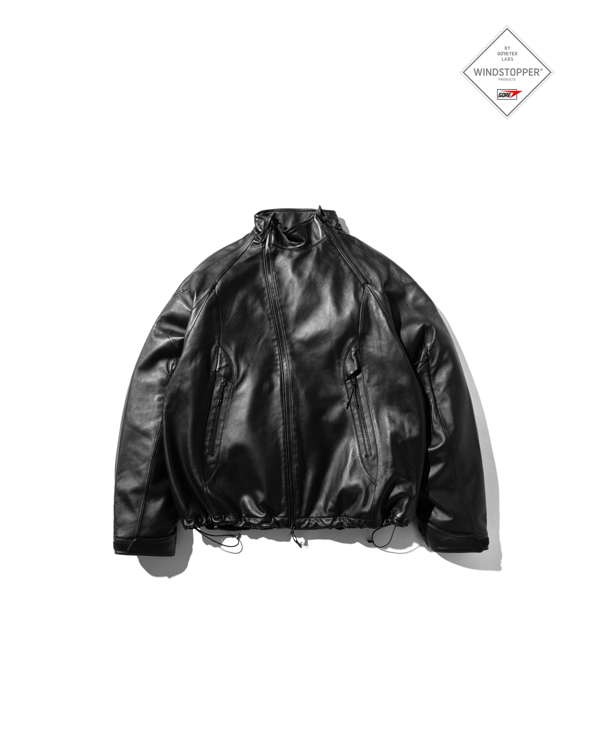 【2.5 WED 20:00- IN STOCK】+phenix WINDSTOPPER® by GORE-TEX LABS LEATHER CITY SIDEWINDER JACKET