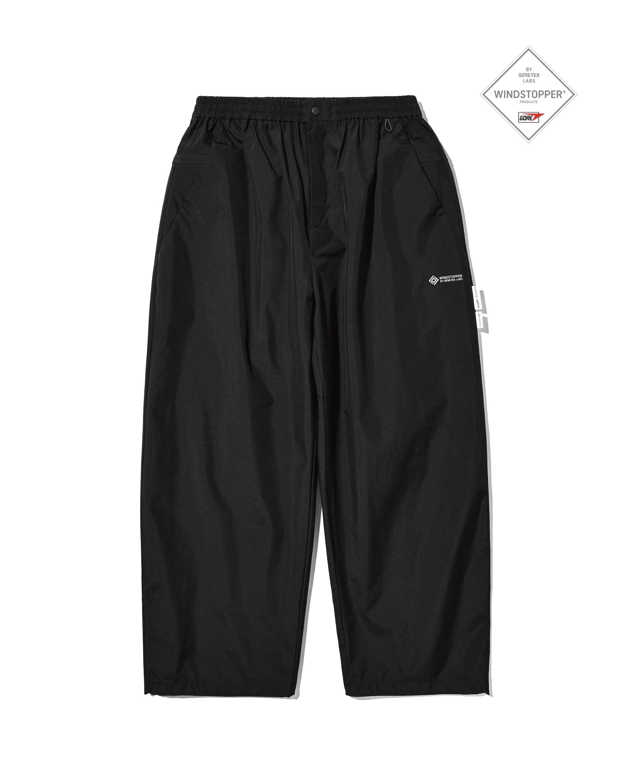 【8.8 SAT 20:00- IN STOCK】+phenix WINDSTOPPER® by GORE-TEX LABS CITY UNIFORM VENTILATION PANTS (BLACK×WHITE)