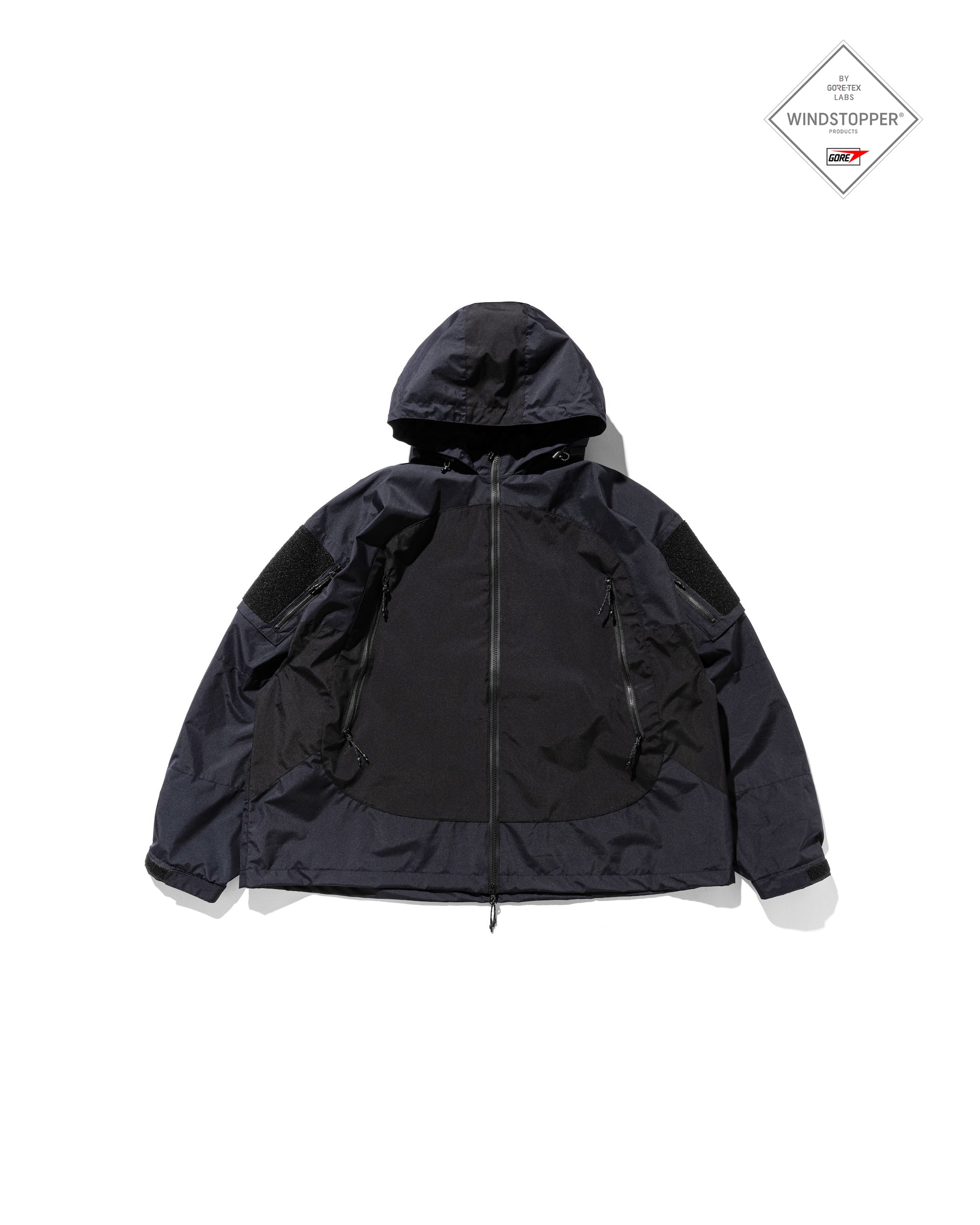 【9.17 WED 20:00- IN STOCK】+phenix WINDSTOPPER® by GORE-TEX LABS CITY MILITARY JACKET (NAVY×BLACK)