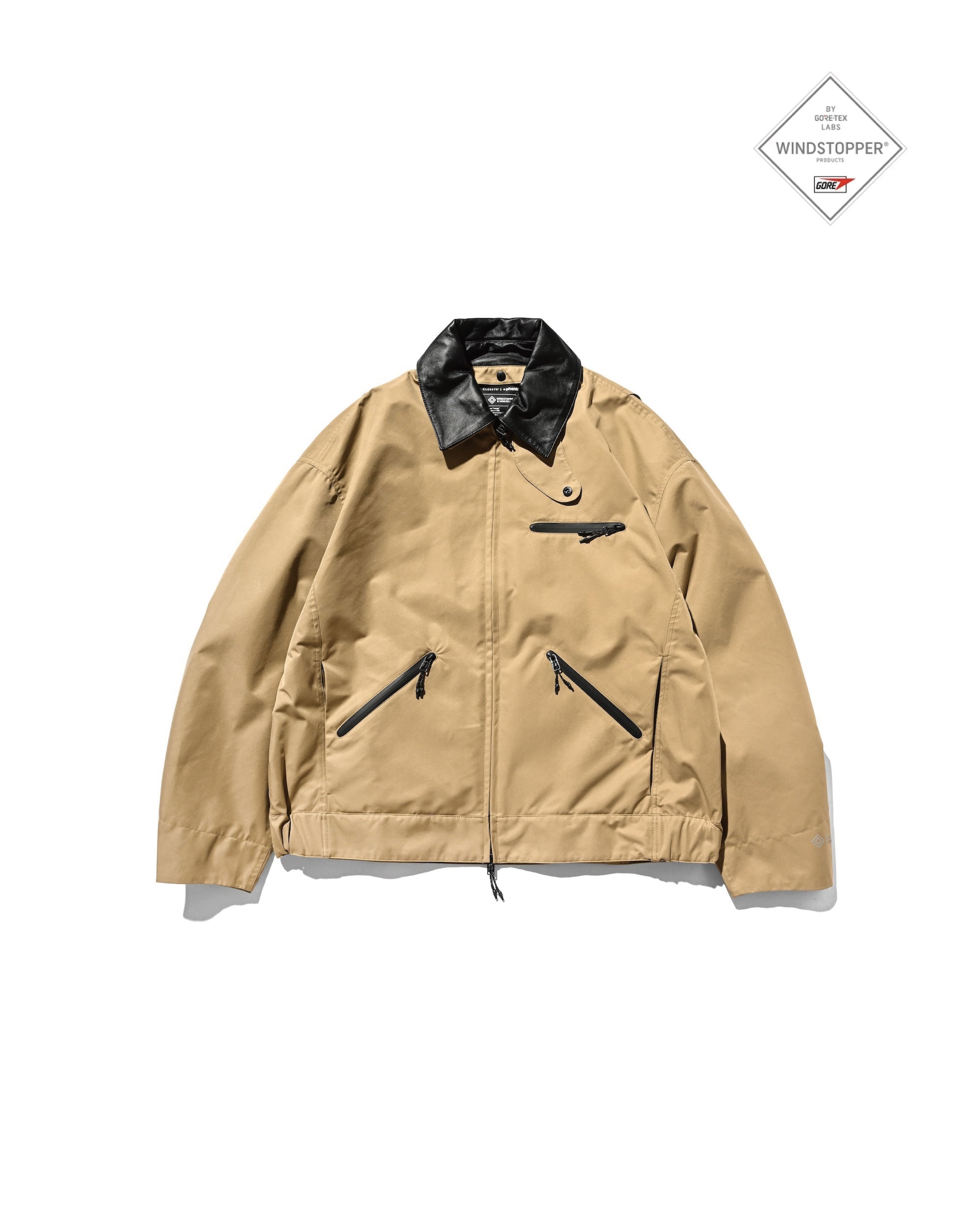 【9.24 WED 20:00- IN STOCK】+phenix WINDSTOPPER® by GORE-TEX LABS TWILL CITY WORKER JACKET (CARAMEL BEIGE)
