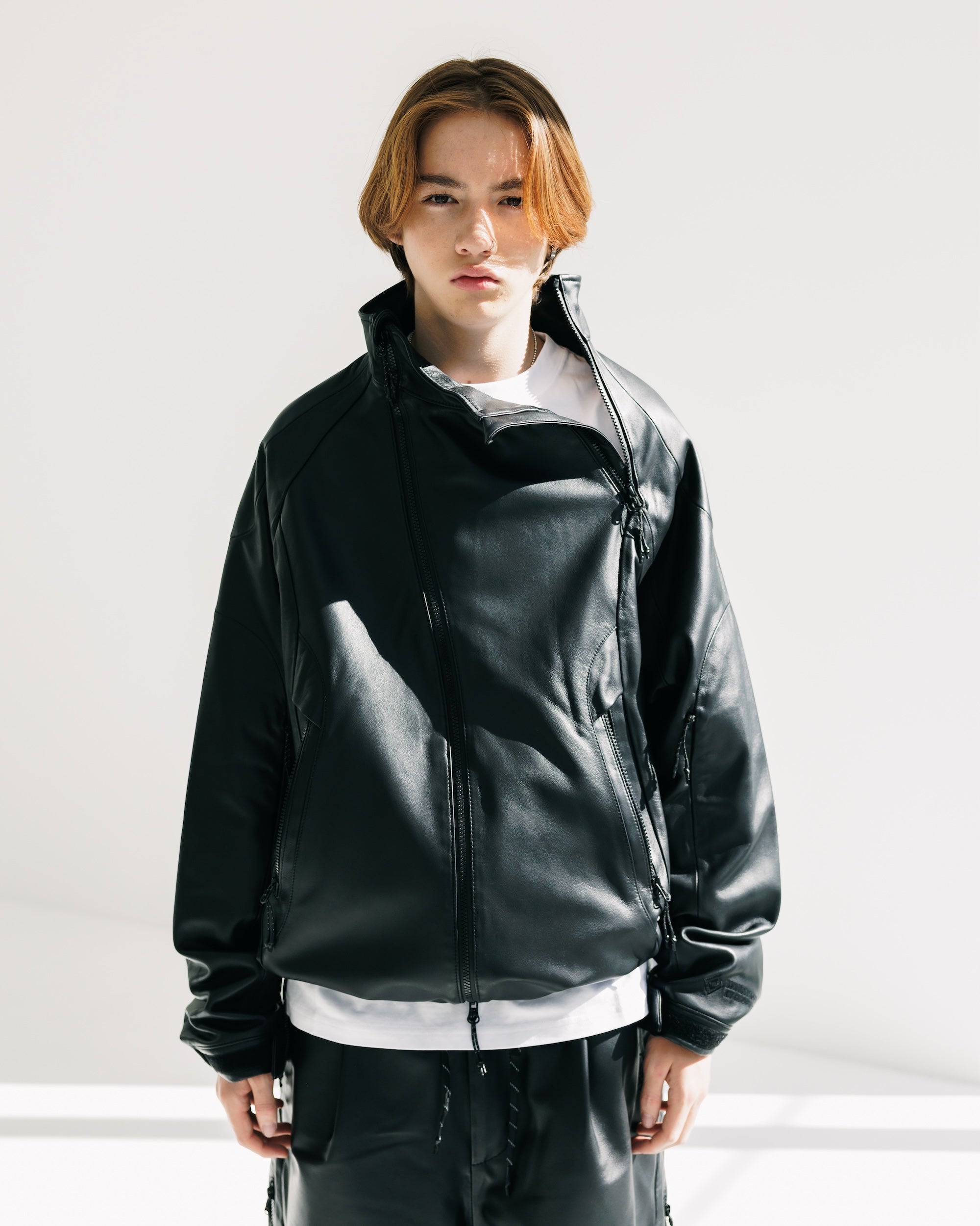 【2.5 WED 20:00- IN STOCK】+phenix WINDSTOPPER® by GORE-TEX LABS LEATHER CITY SIDEWINDER JACKET