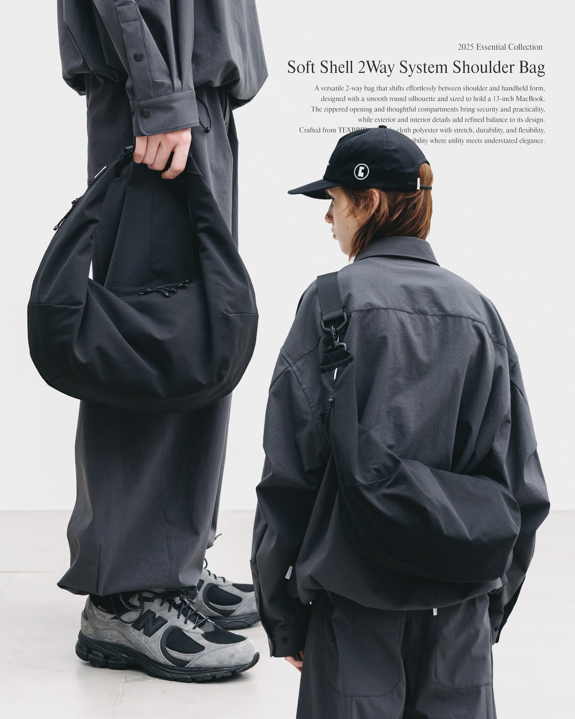 2025.7.2発売品　即完　CLESSTE 黒 ACTIVE CITY FUTURE BAG LARGE (BLACK)