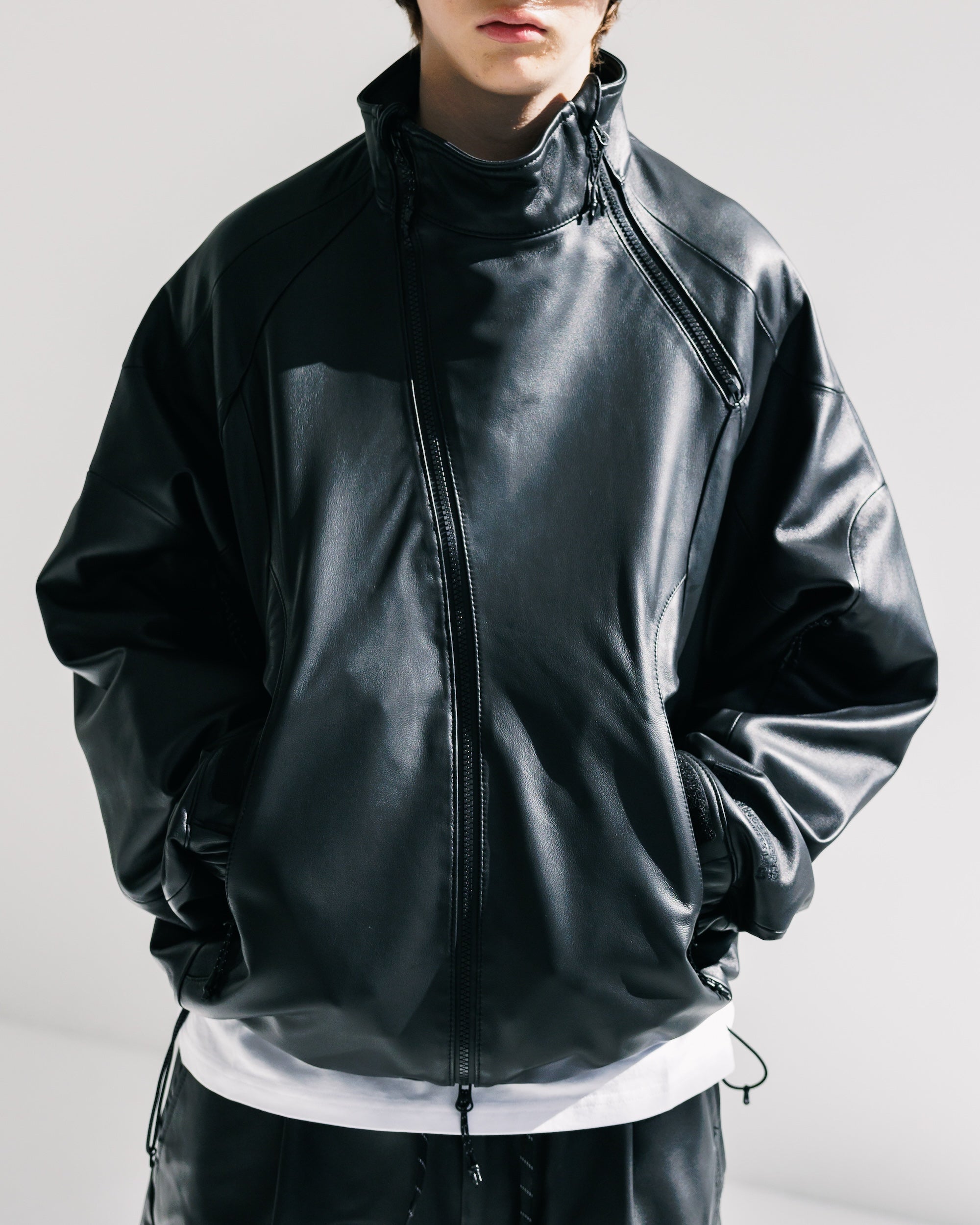 【2.5 WED 20:00- IN STOCK】+phenix WINDSTOPPER® by GORE-TEX LABS LEATHER CITY SIDEWINDER JACKET