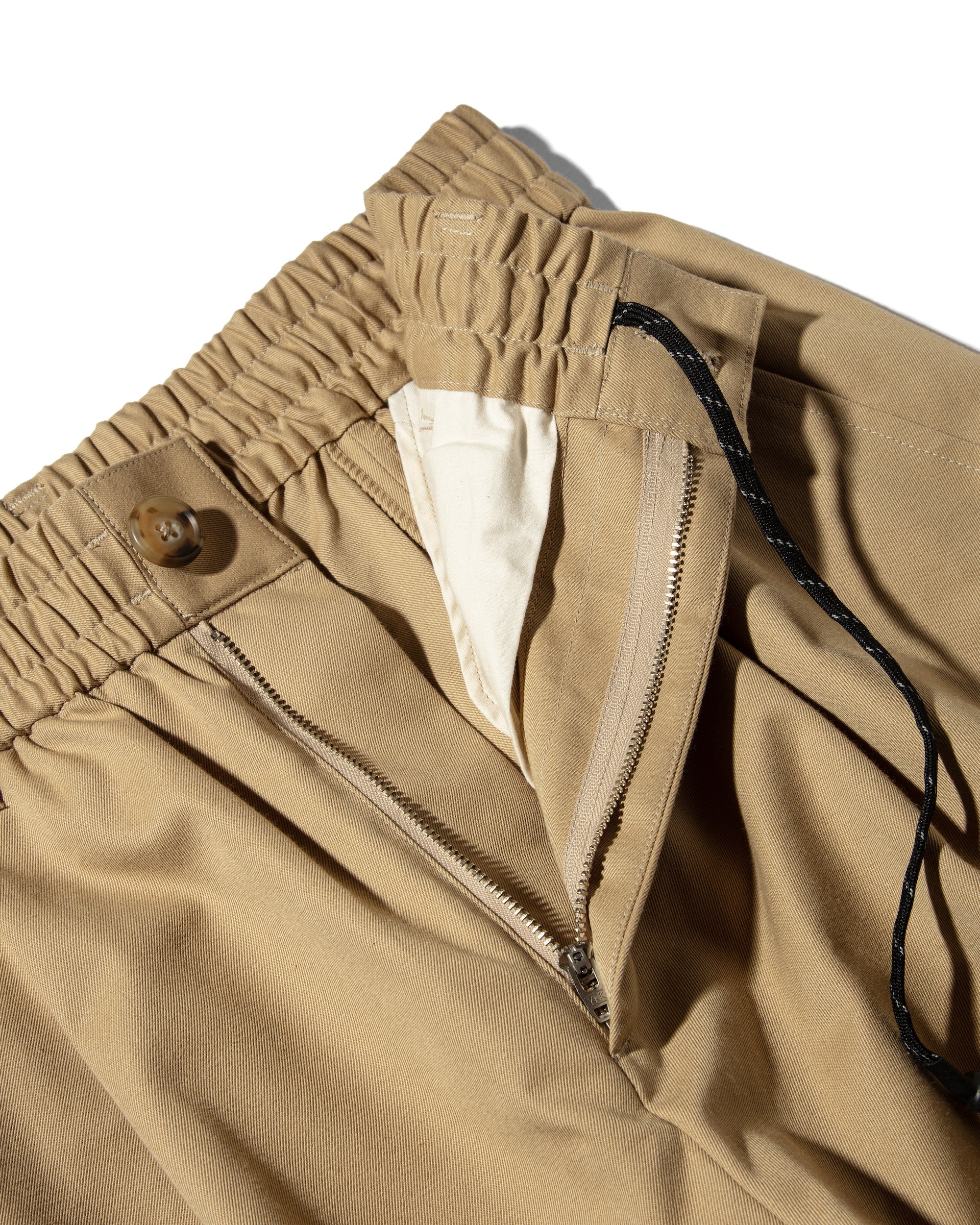 MASSIVE TWISTED PANTS - BEIGE / 1