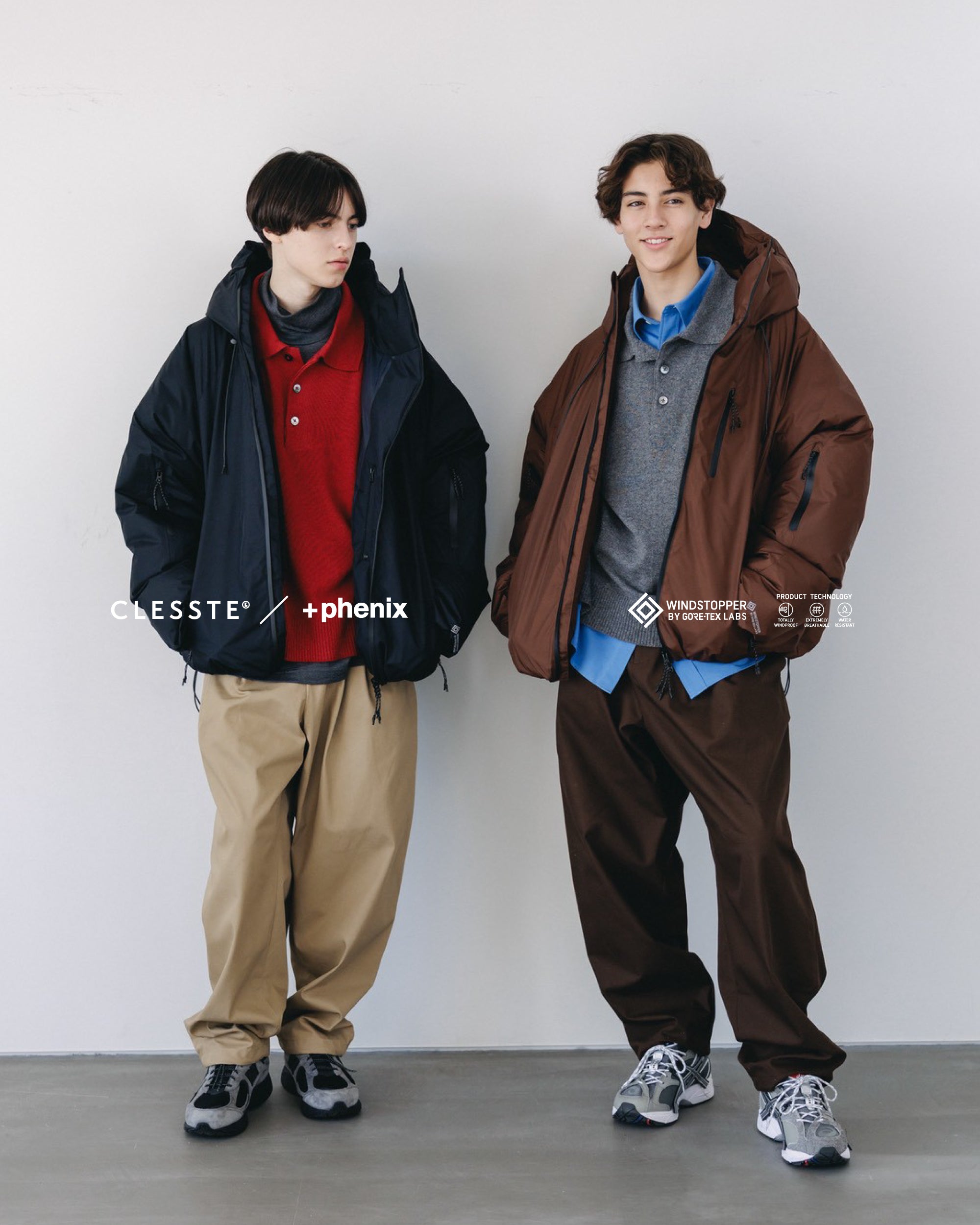 ジャケット・アウター CLESSTE LIGHTSHELLWADING L/S SHIRTJACKET CLESSTE +phenix WINDSTOPPER® by GORE-TEX LABS DETACHABLE WADING SHIRT