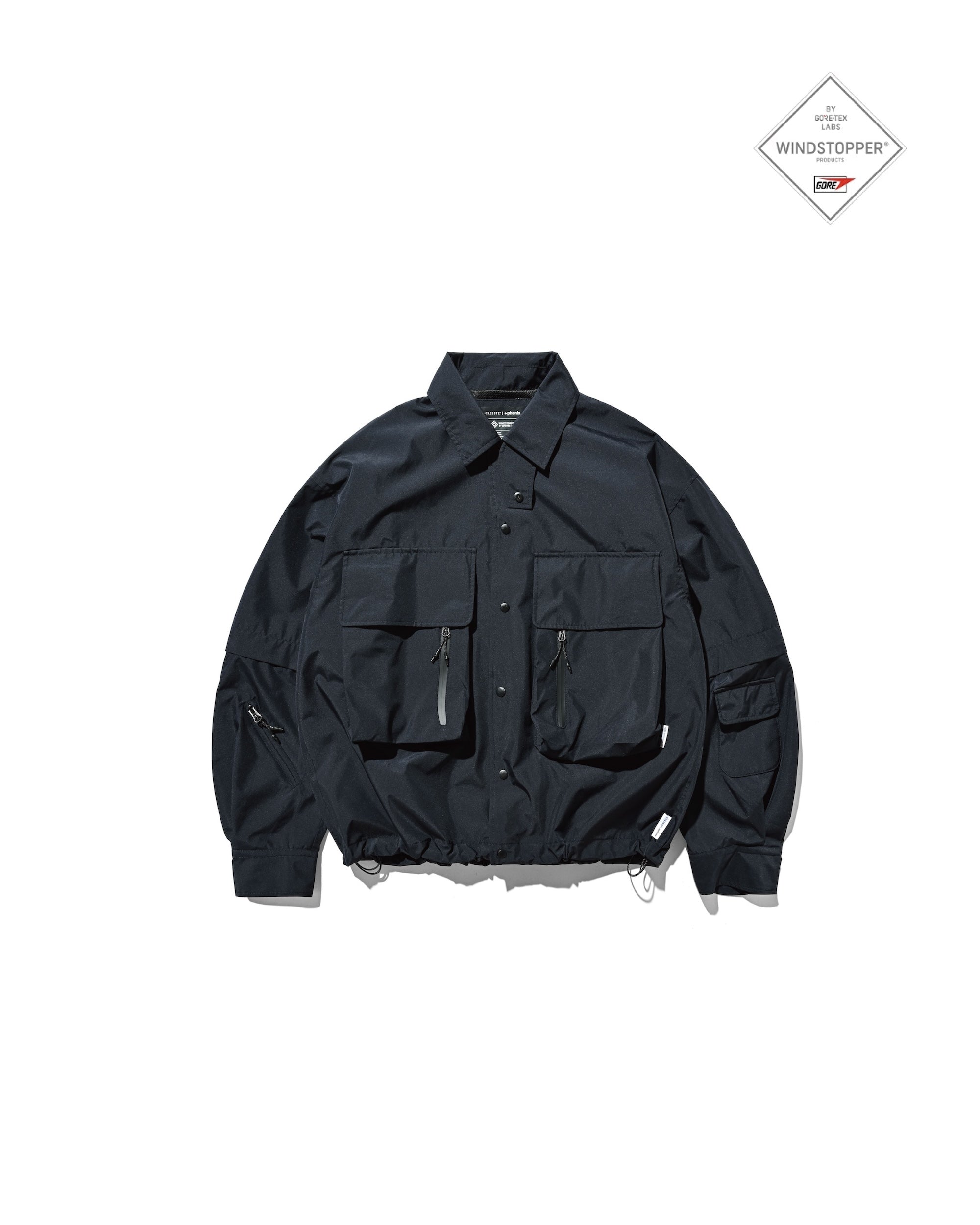 【9.10 WED 20:00- IN STOCK】+phenix WINDSTOPPER® by GORE-TEX LABS DETACHABLE WADING SHIRT JACKET (NAVY)
