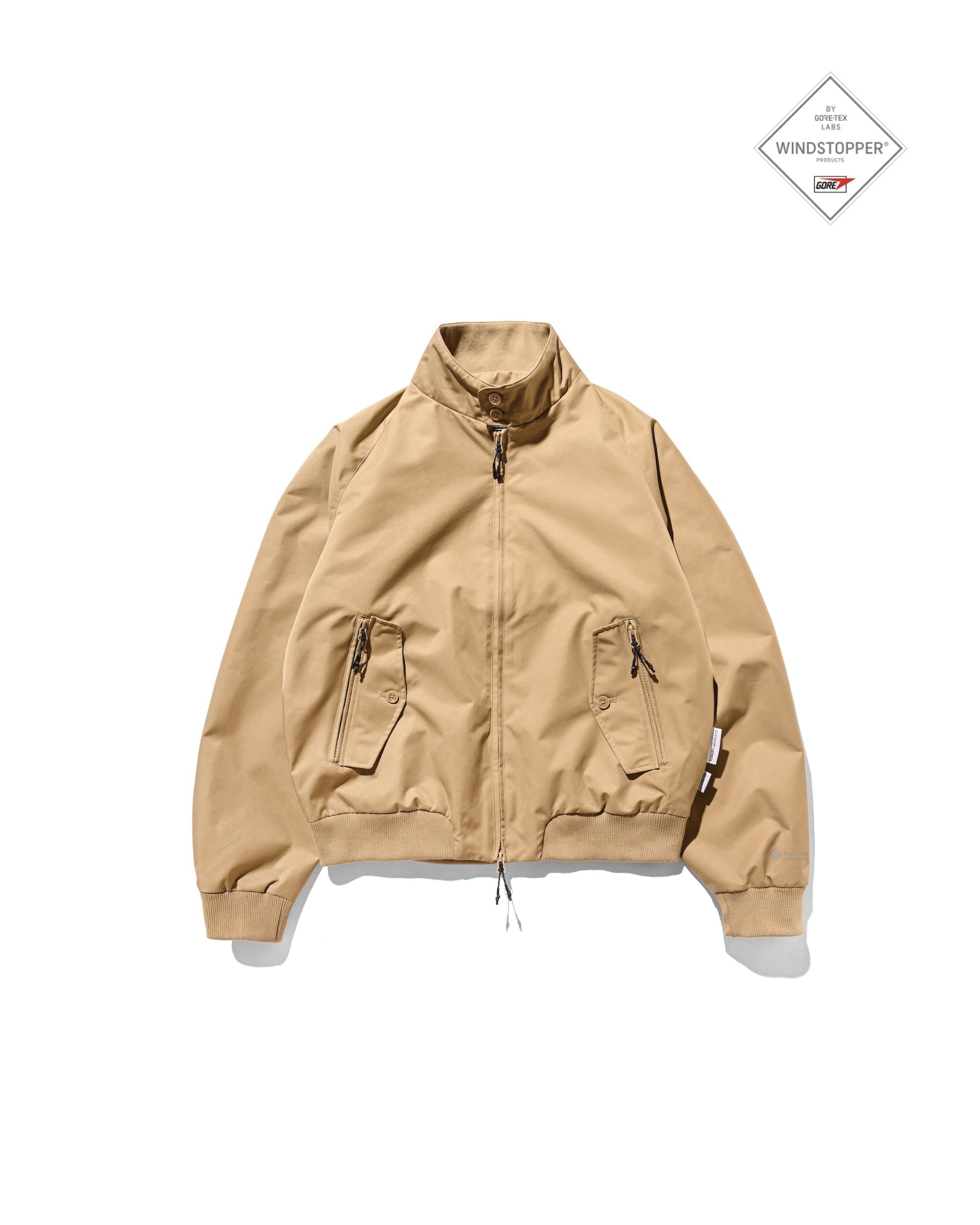 【10.29 WED 20:00- IN STOCK】+phenix WINDSTOPPER® by GORE-TEX LABS TWILL CITY HARRINGTON JACKET (CARAMEL BEIGE)
