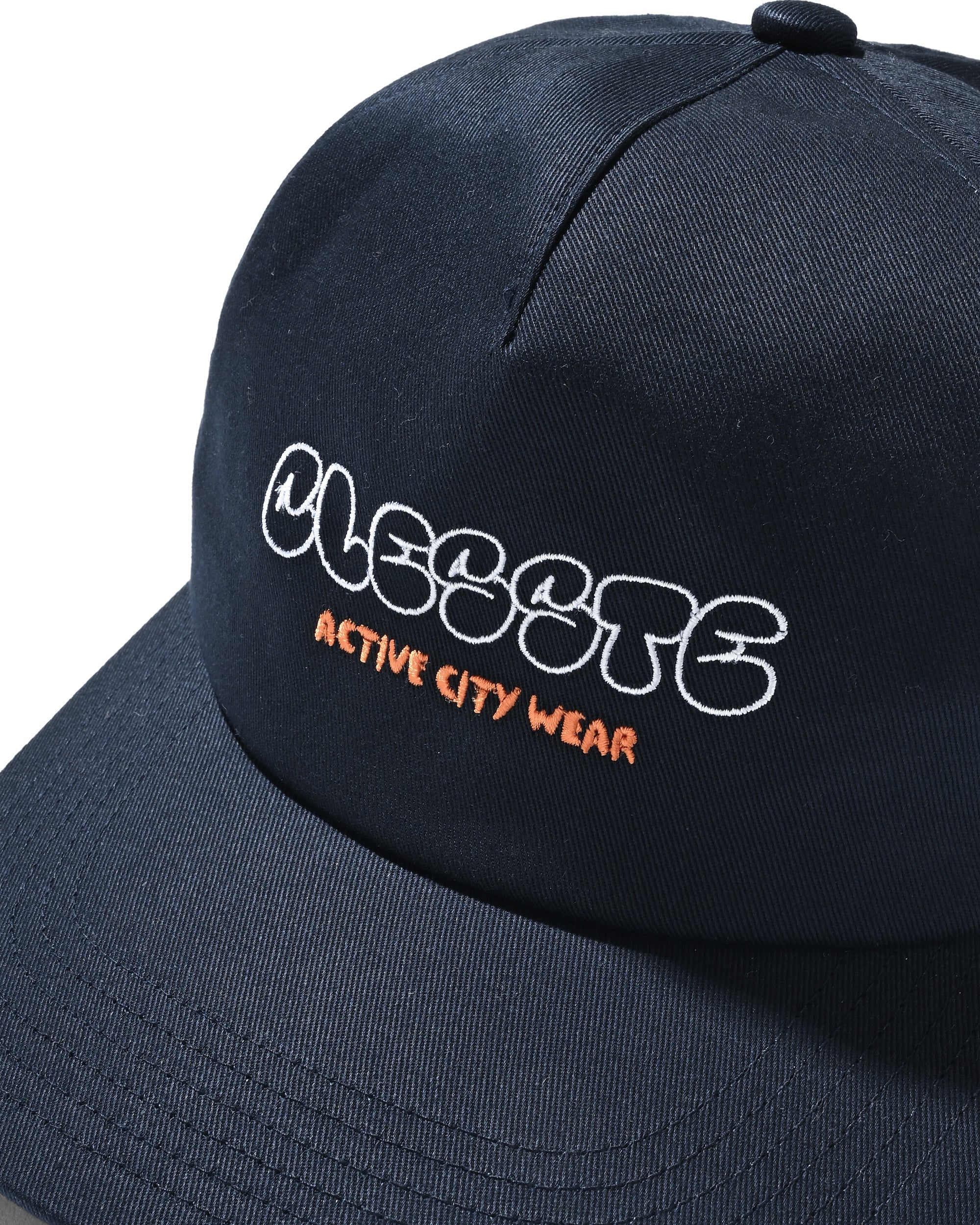 "BUBBLE LOGO" ACTIVE CITY TRUCKER CAP (NAVY×WHITE)