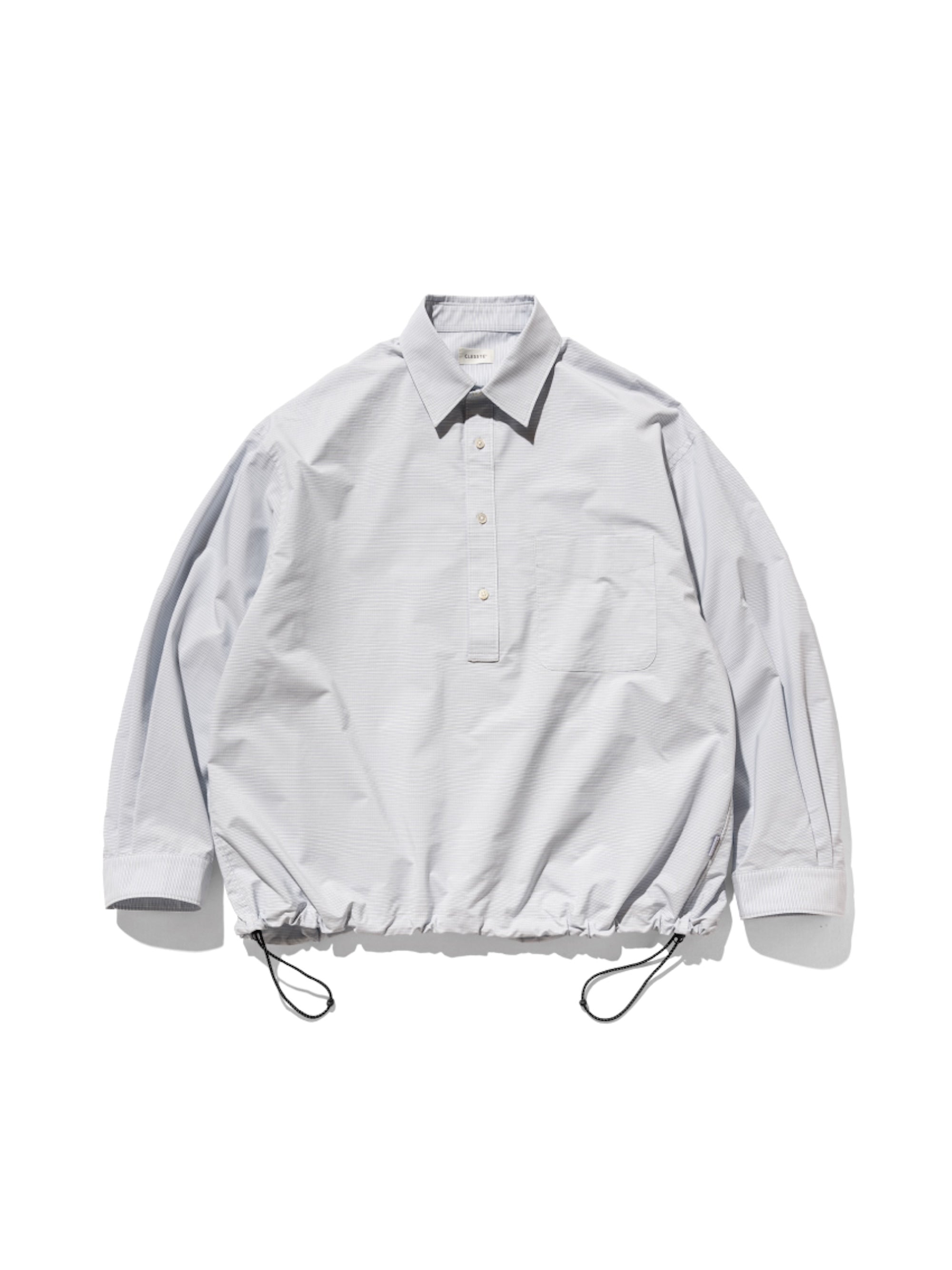 【5.6 TUE 20:00- IN STOCK】MINI PLAID L/S PULLOVER SHIRT (BLUE)