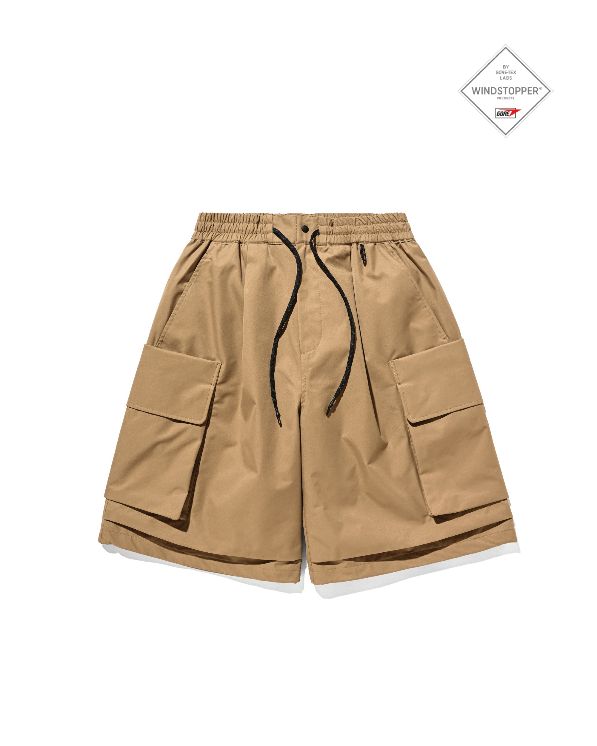 【6.27 SAT 20:00- IN STOCK】+phenix WINDSTOPPER® by GORE-TEX LABS TWILL CITY MILITARY HALF PANTS 001 (CAMEL BEIGE)