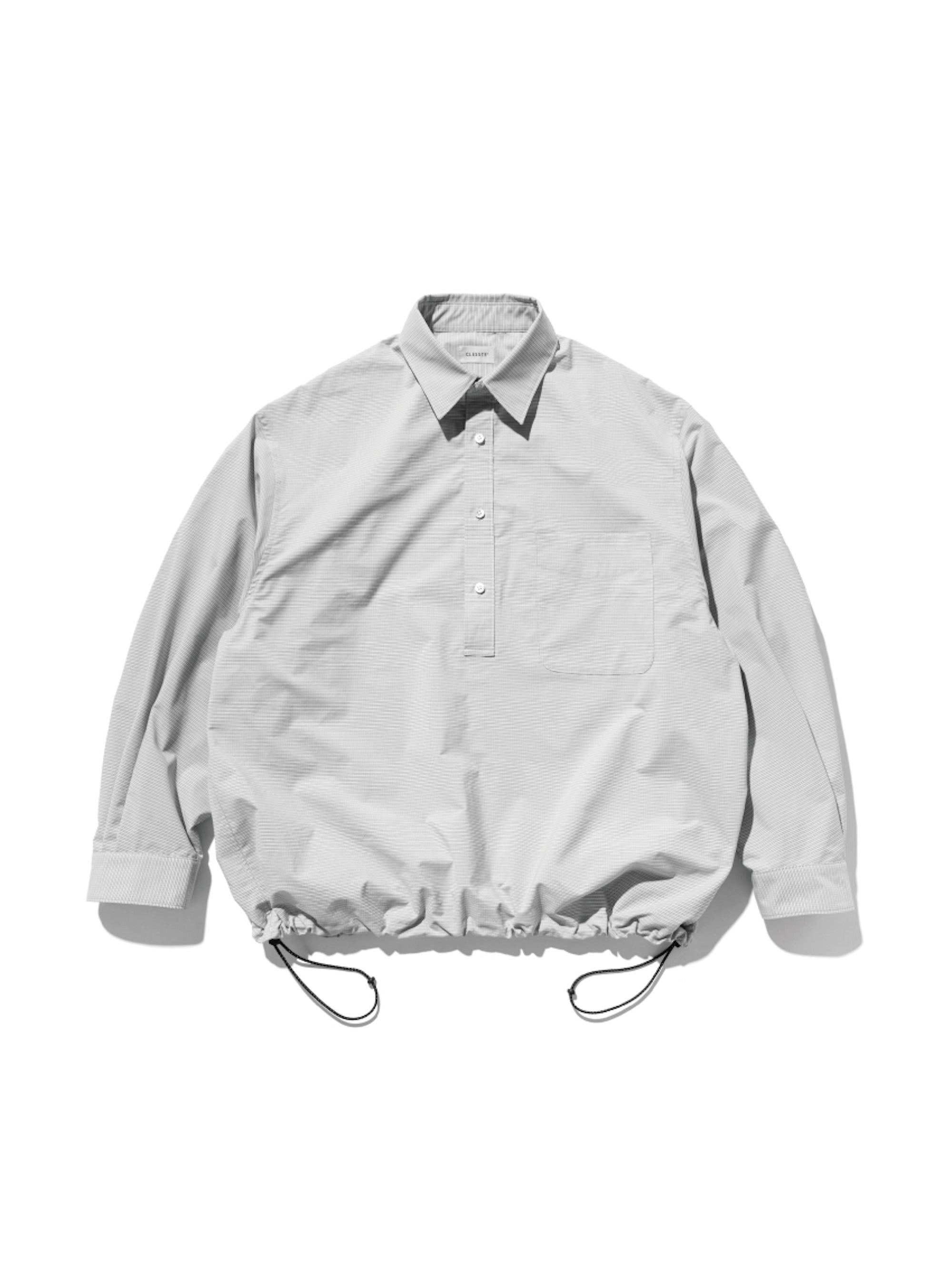 【5.6 TUE 20:00- IN STOCK】MINI PLAID L/S PULLOVER SHIRT (WHITE)