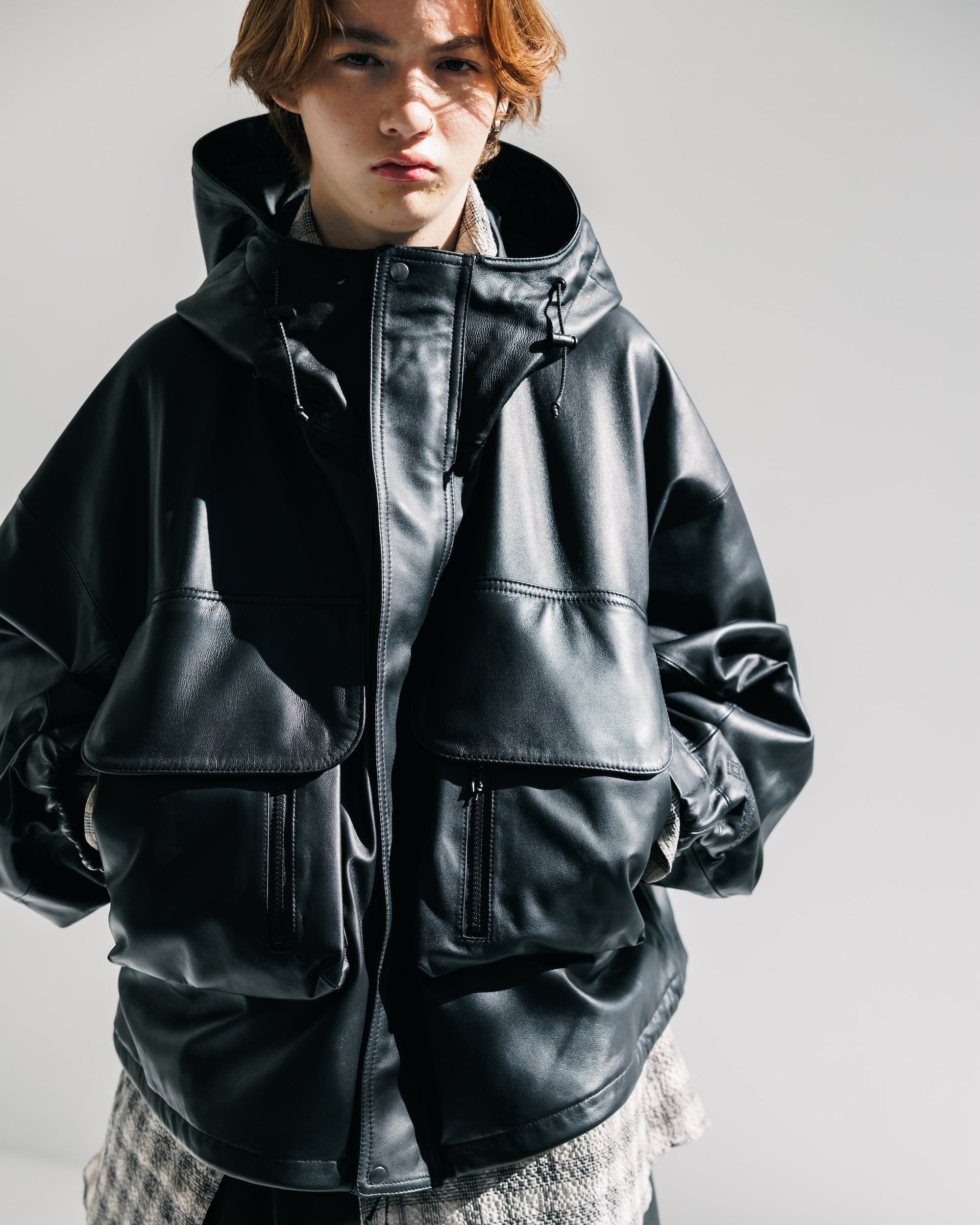 【10.4 SAT 20:00- IN STOCK】+phenix WINDSTOPPER® by GORE-TEX LABS LEATHER CITY WADING JACKET