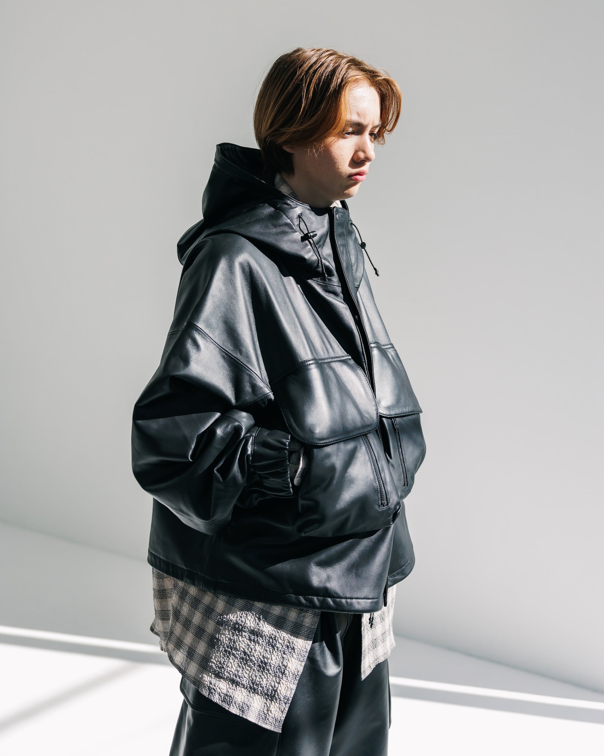 【10.4 SAT 20:00- IN STOCK】+phenix WINDSTOPPER® by GORE-TEX LABS LEATHER CITY WADING JACKET