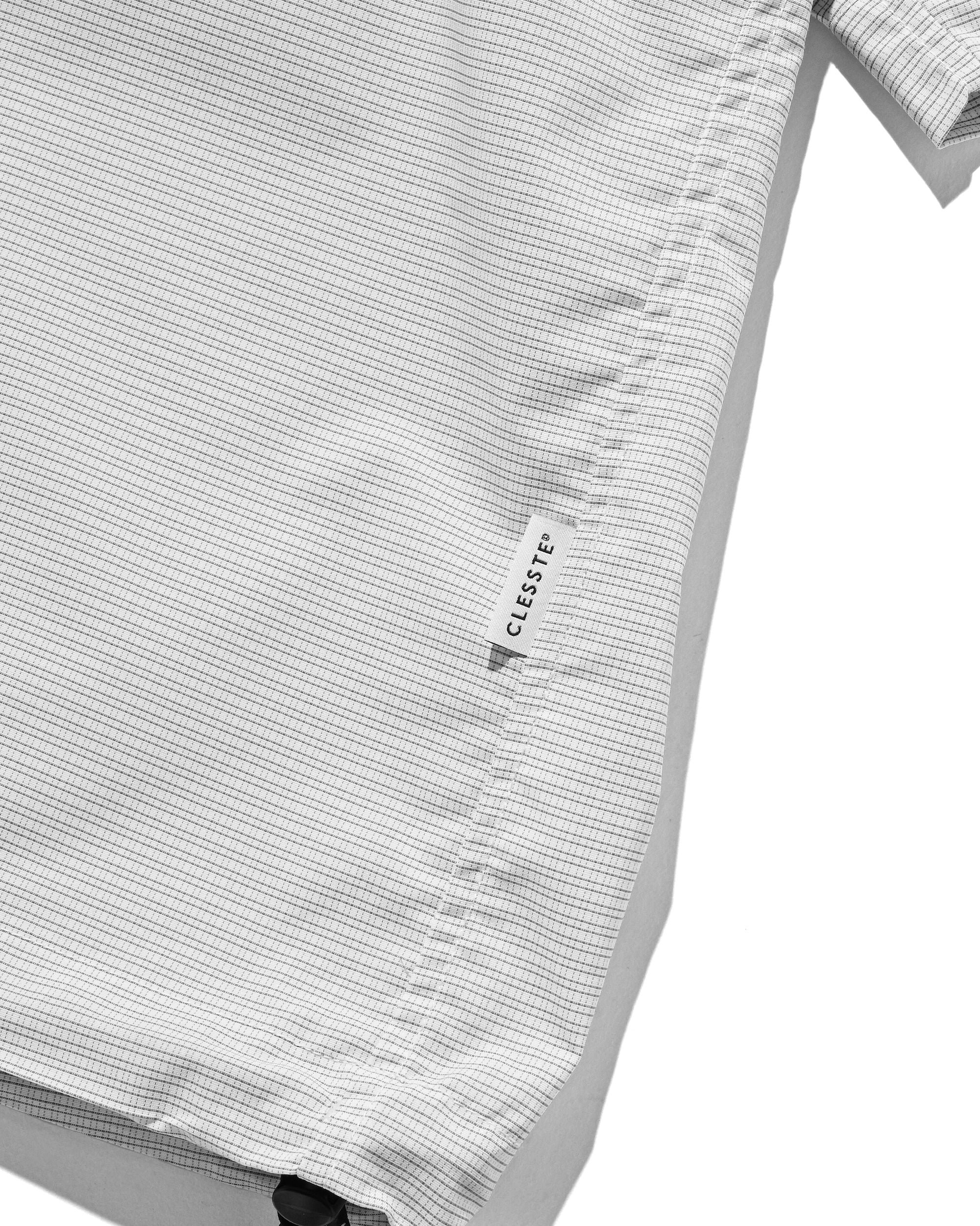 【4.25 SAT 20:00- IN STOCK】MINI PLAID S/S PULLOVER SHIRT (WHITE)