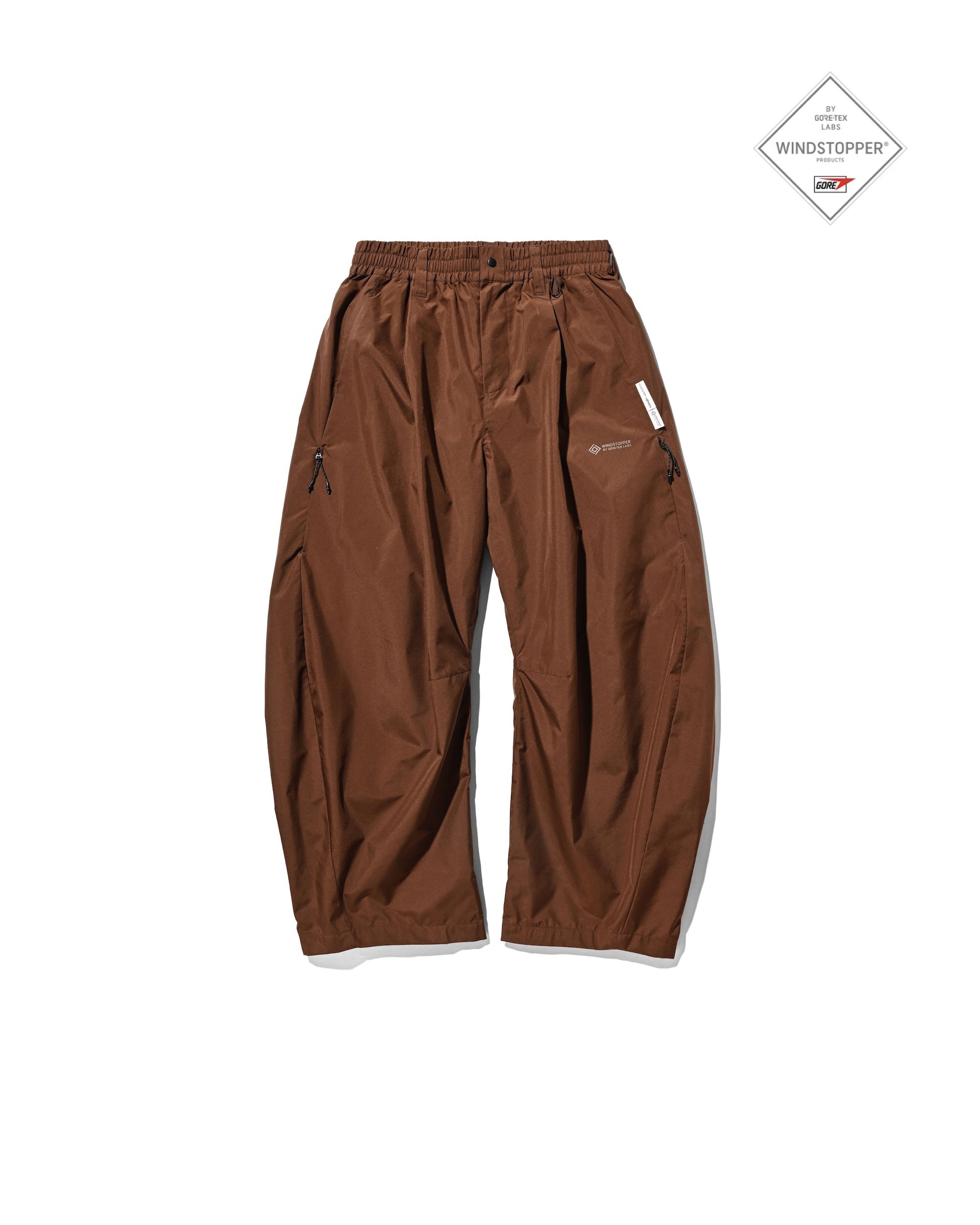 【10.29 WED 20:00- IN STOCK】+phenix WINDSTOPPER® by GORE-TEX LABS CITY BARREL LEG PANTS (CHOCOLATE BROWN)