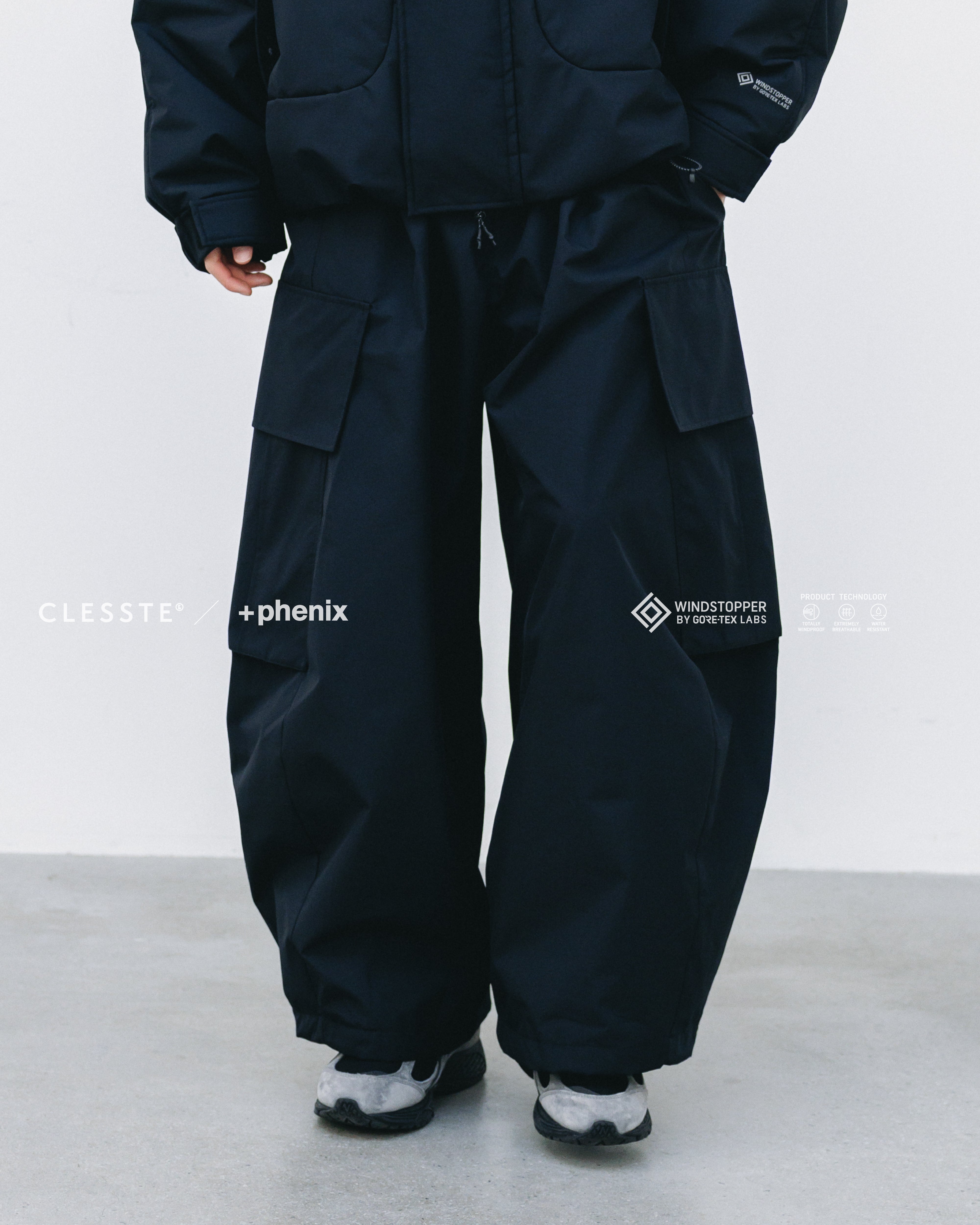 CLESTTE GORE-TEX カーゴパンツ グレー 2024 Summer Limited Collection @the_clesste × @plusphenix の
