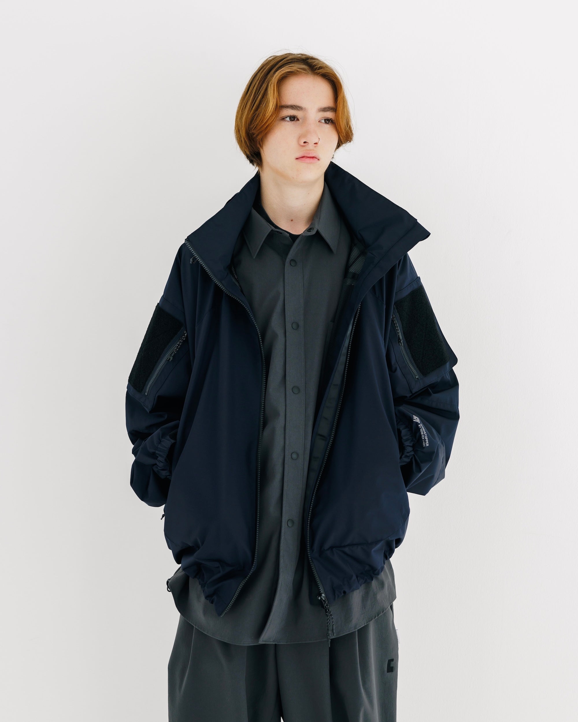 【2.8 SAT 20:00- IN STOCK】+phenix WINDSTOPPER® by GORE-TEX LABS MILITARY CITY JACKET (NAVY)