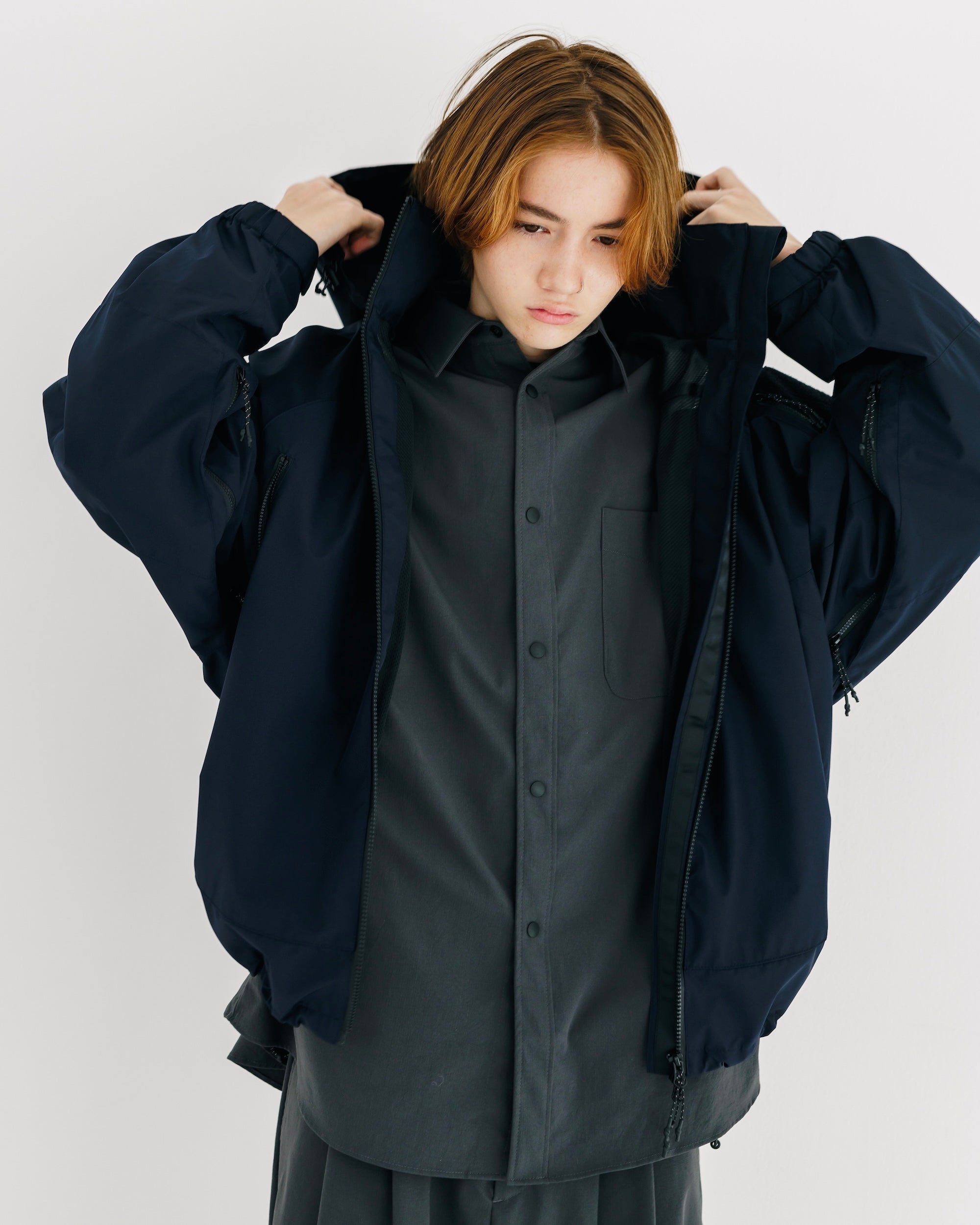 【2.8 SAT 20:00- IN STOCK】+phenix WINDSTOPPER® by GORE-TEX LABS MILITARY CITY JACKET (NAVY)