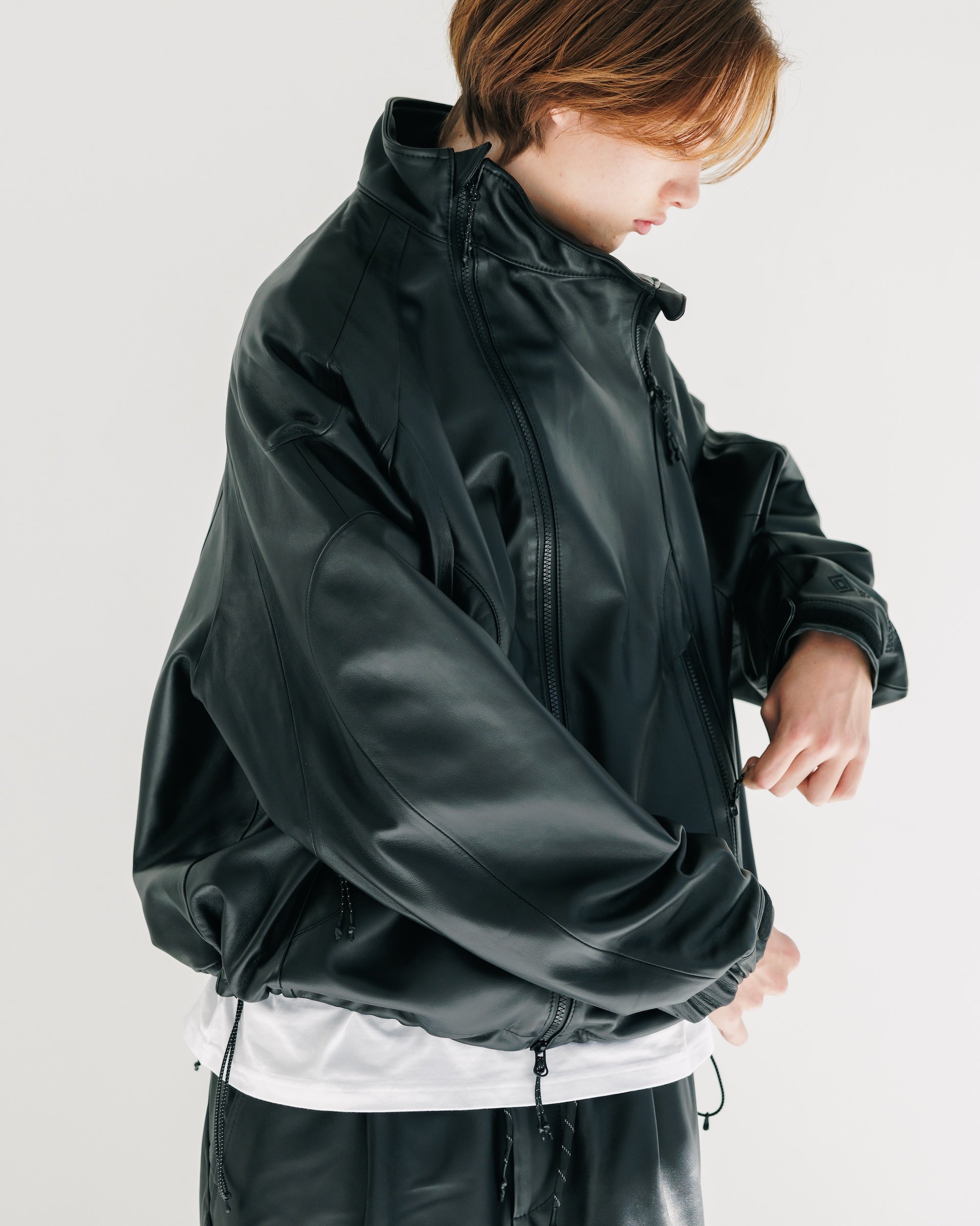 【2.5 WED 20:00- IN STOCK】+phenix WINDSTOPPER® by GORE-TEX LABS LEATHER CITY SIDEWINDER JACKET