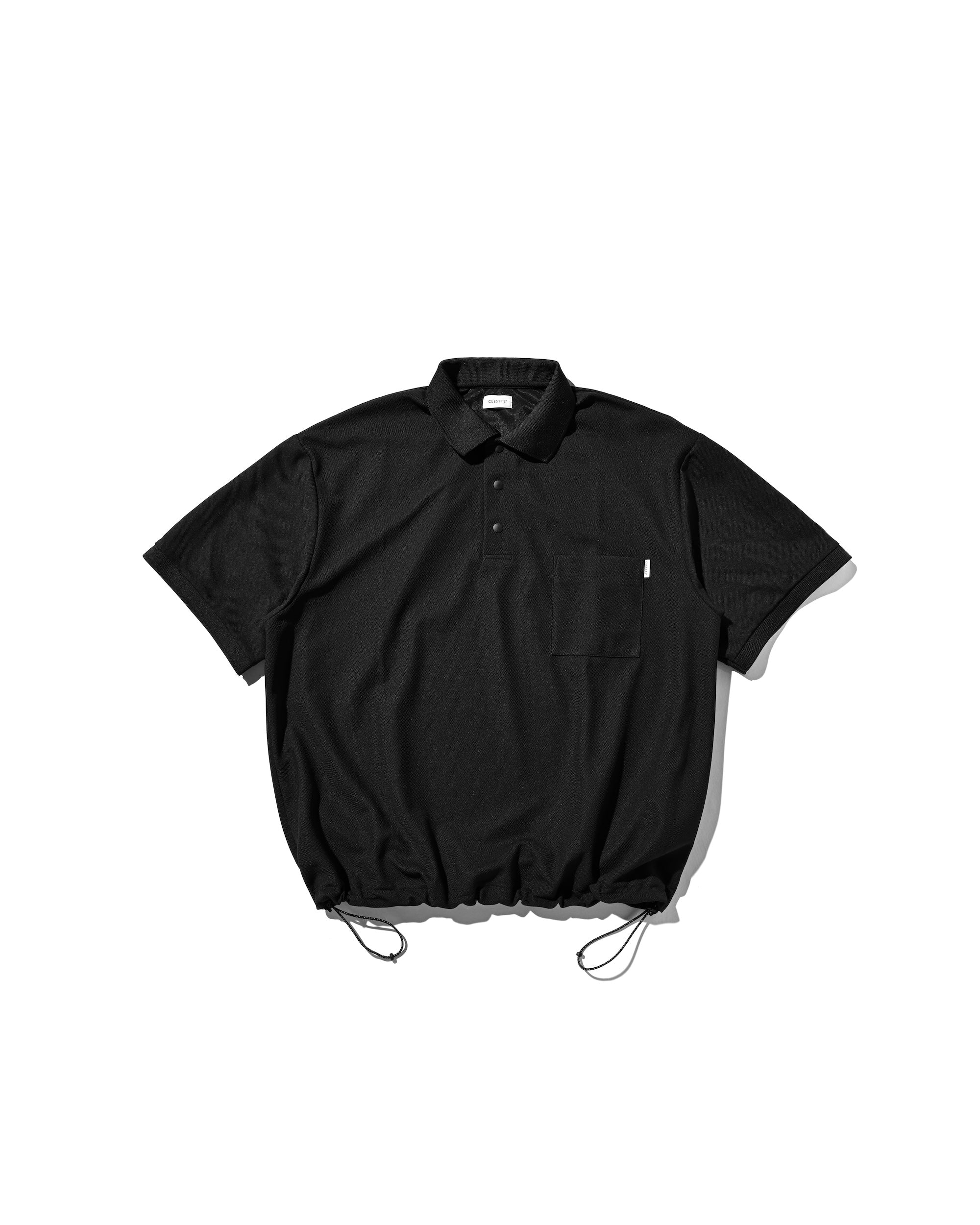 【6.11 WED 20:00- IN STOCK】ACTIVE CITY S/S POLO SHIRT (BLACK)