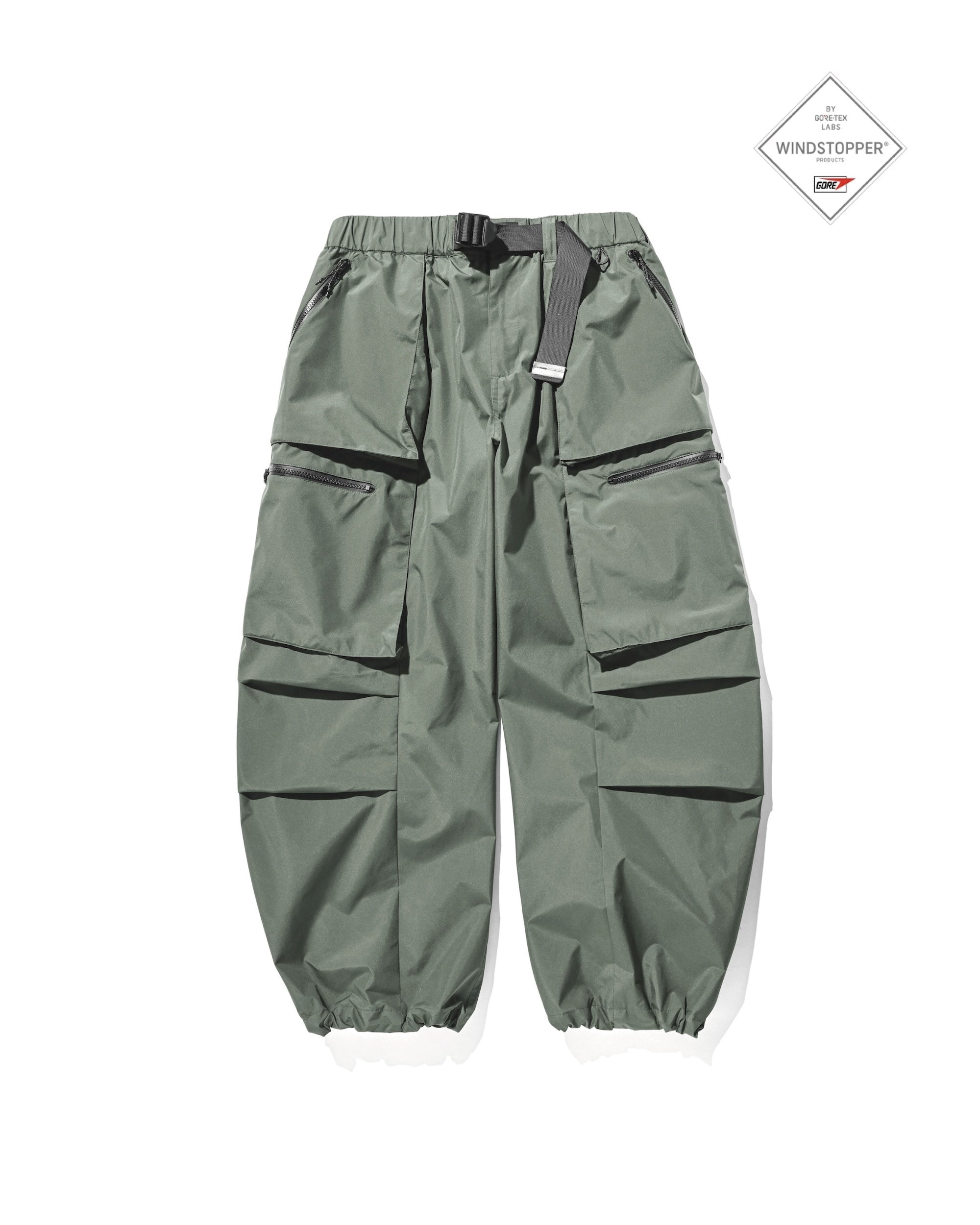 +phenix WINDSTOPPER® by GORE-TEX LABS CITY MILITARY CURVE PANTS (MILITARY GREEN)