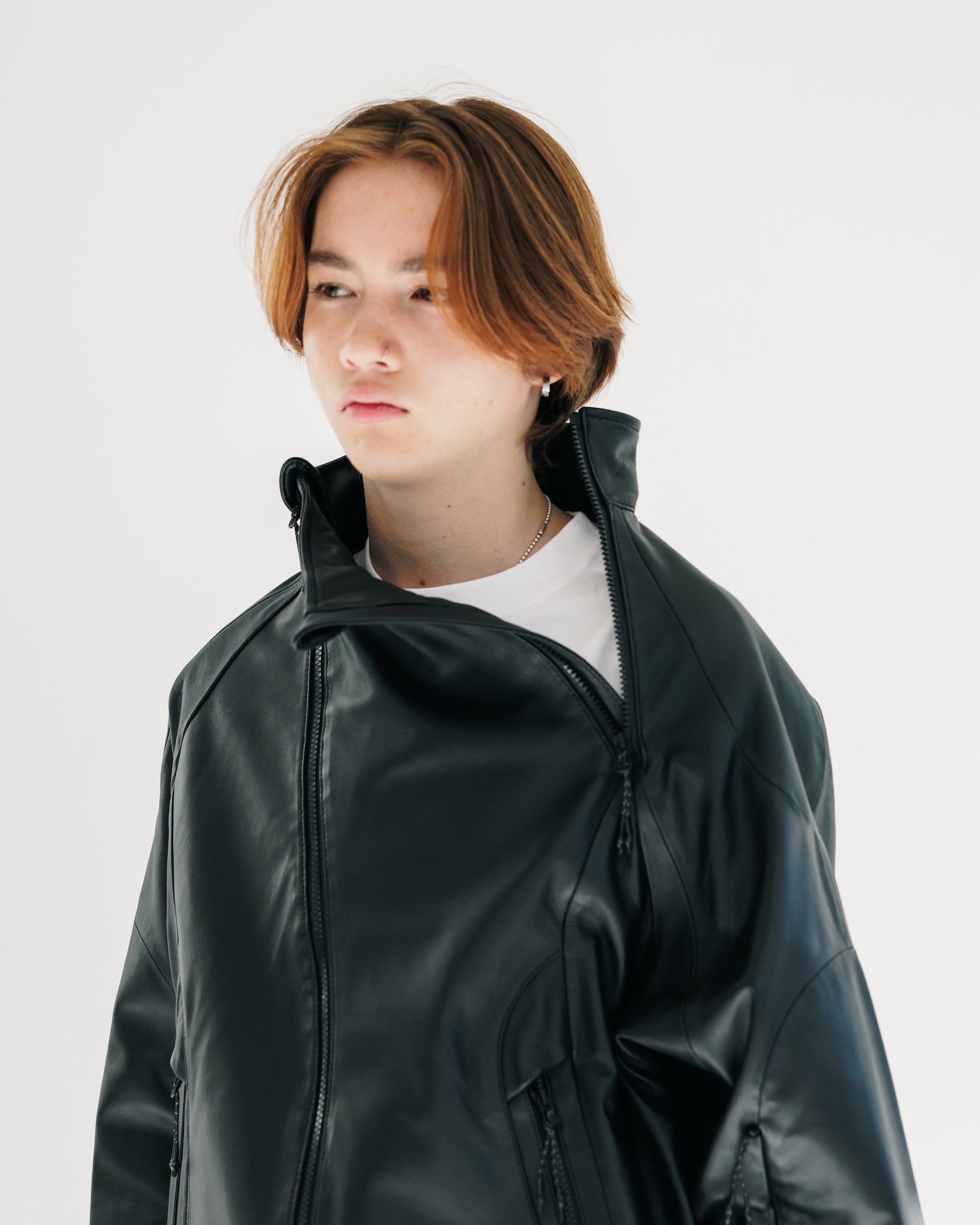 【2.5 WED 20:00- IN STOCK】+phenix WINDSTOPPER® by GORE-TEX LABS LEATHER CITY SIDEWINDER JACKET