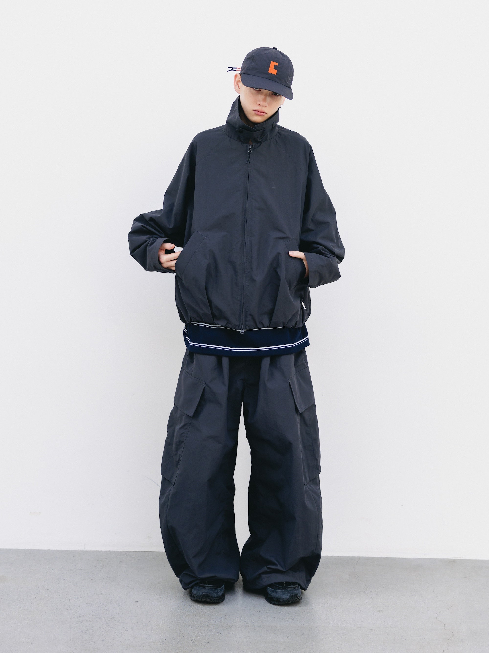 ACTIVE CITY MEGA POCKET BALLOON CARGO PANTS (GRAY)