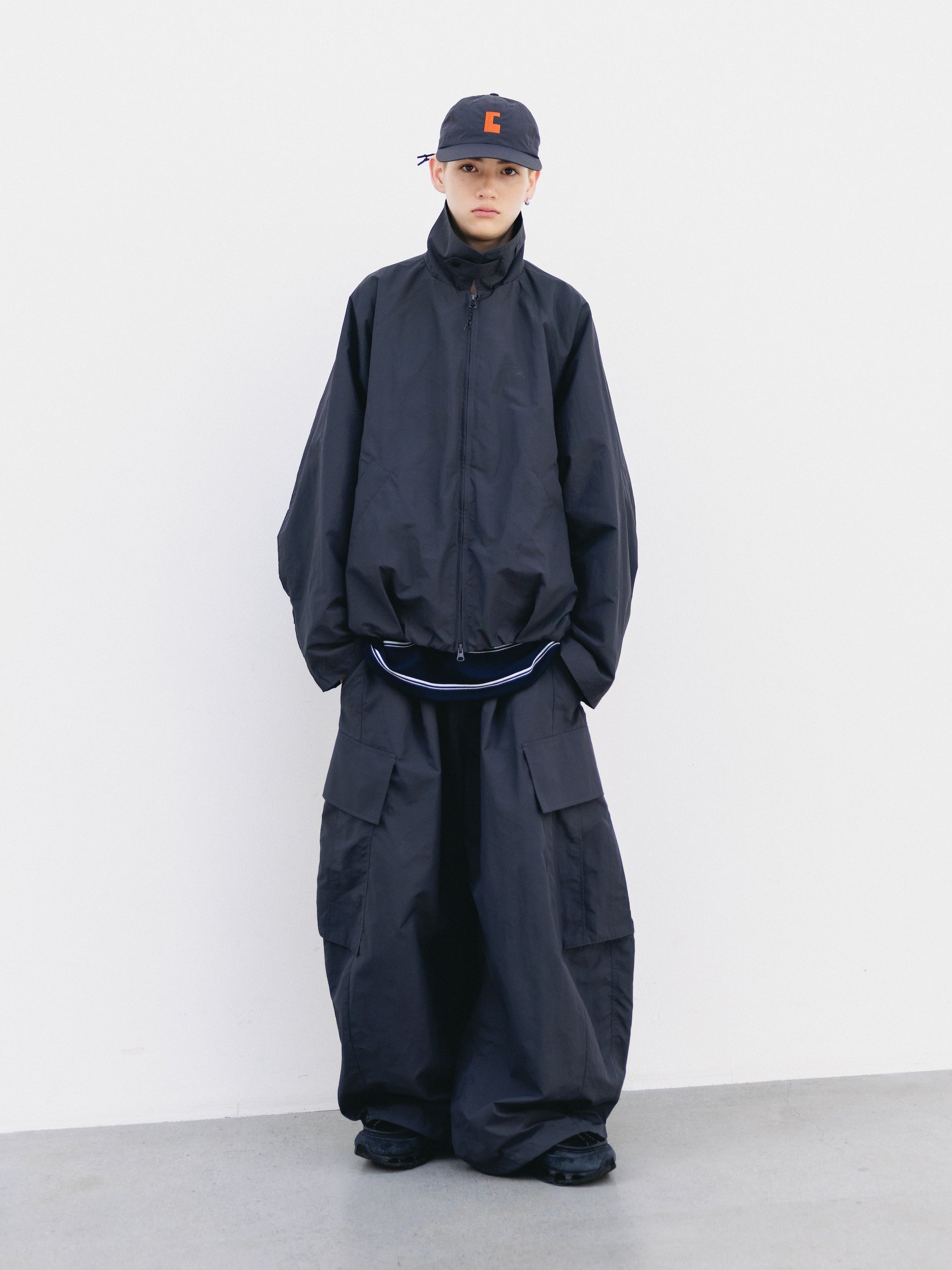 ジャケット・アウター clesste GABARDINE UTILITY BALLOON JACKET ACTIVE CITY UTILITY BALLOON JACKET (CHARCOAL)