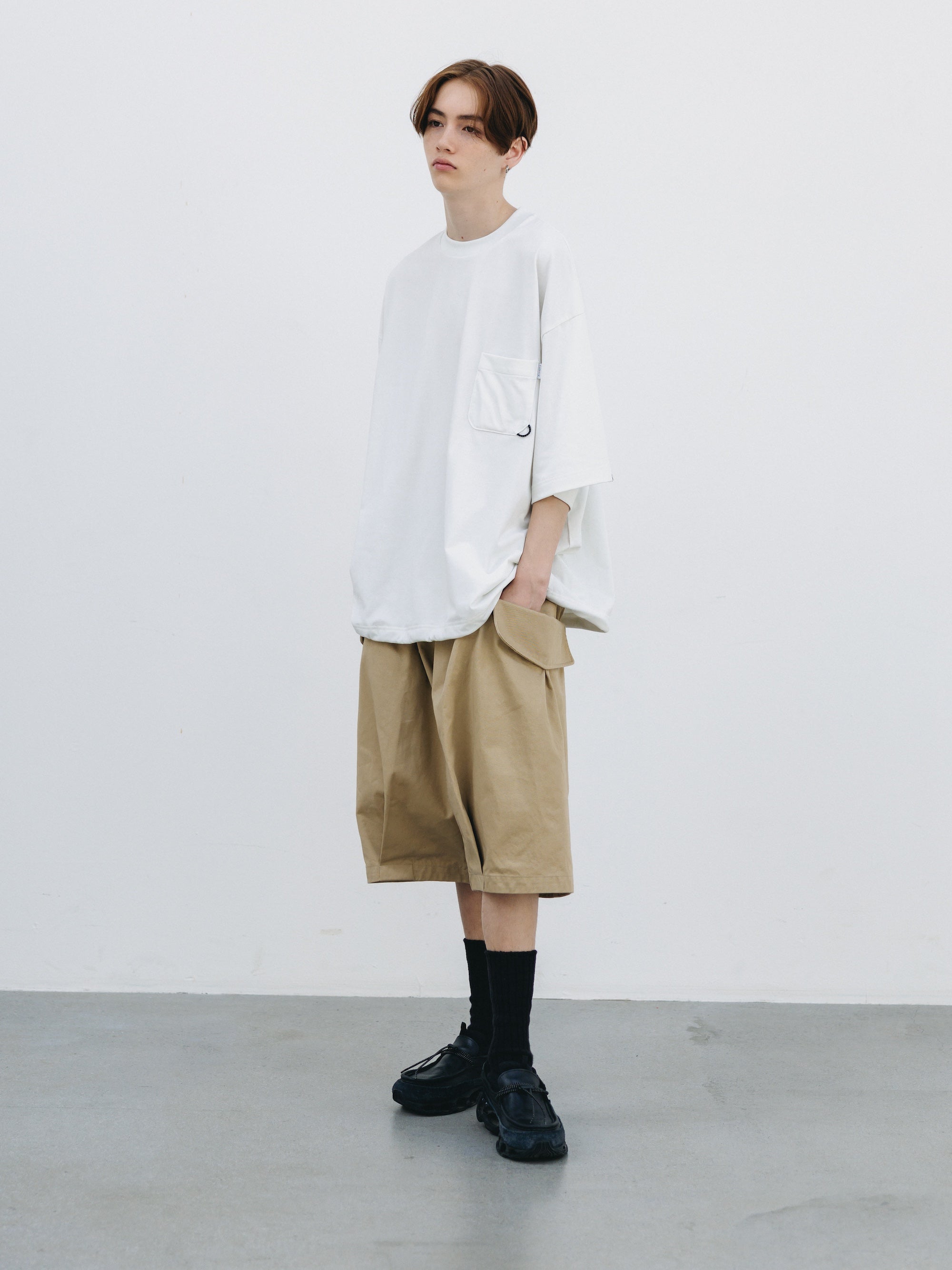 TECH POCKET S/S T-SHIRT (WHITE)
